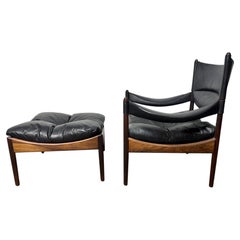 Modus Lounge Chair in Rosewood, by Kristian Solmer Vedel, Denmark 1960s