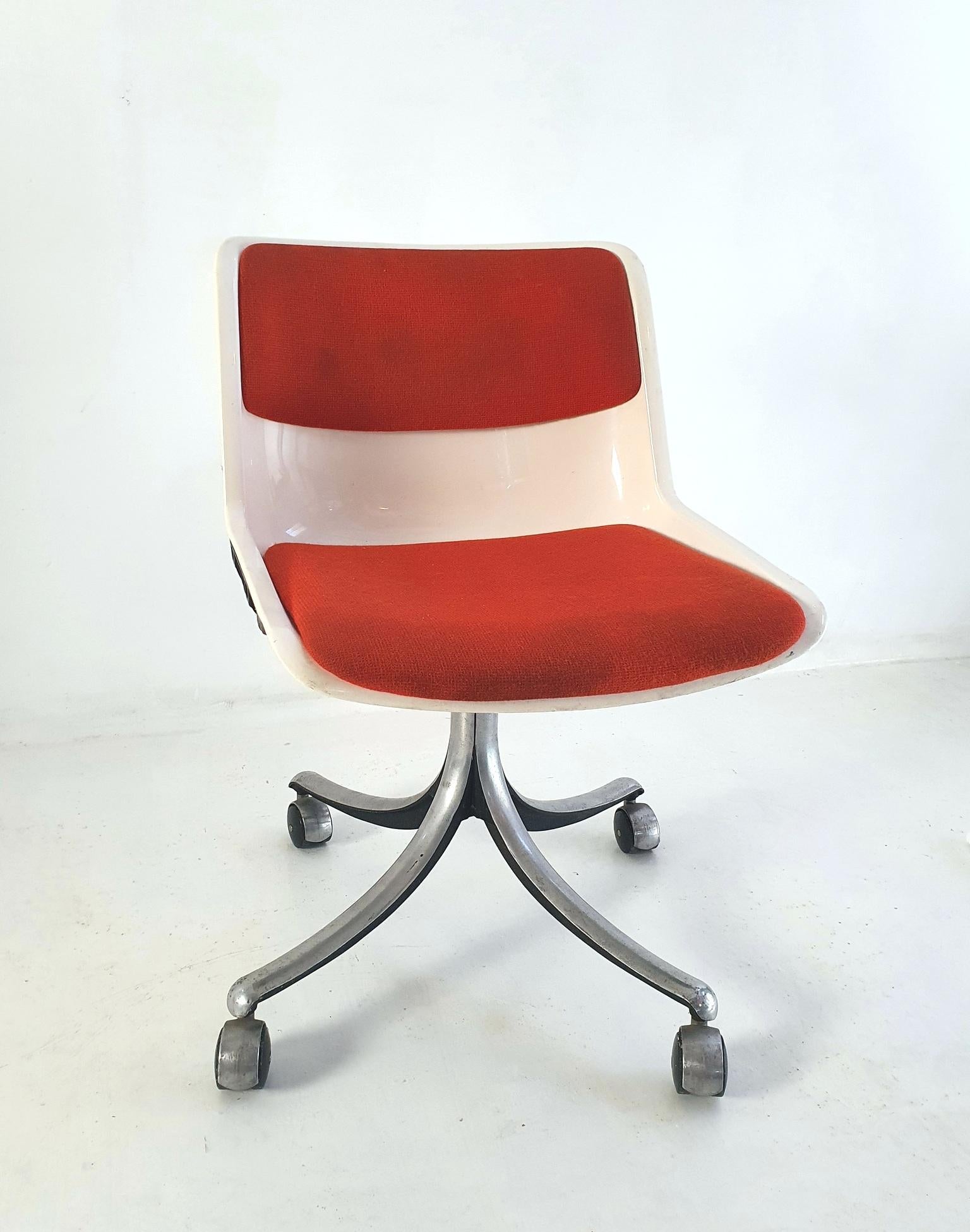 Moderne Chaise de bureau Modus d'Osvaldo Borsani pour Tecno en vente