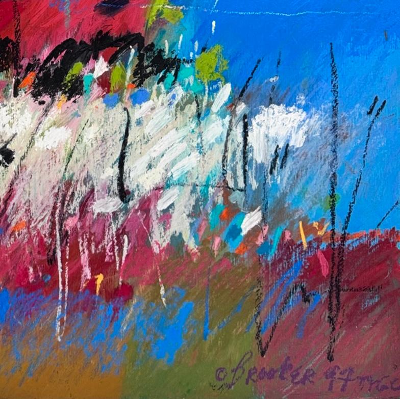 Overhearing Myself - Painting by Moe Brooker