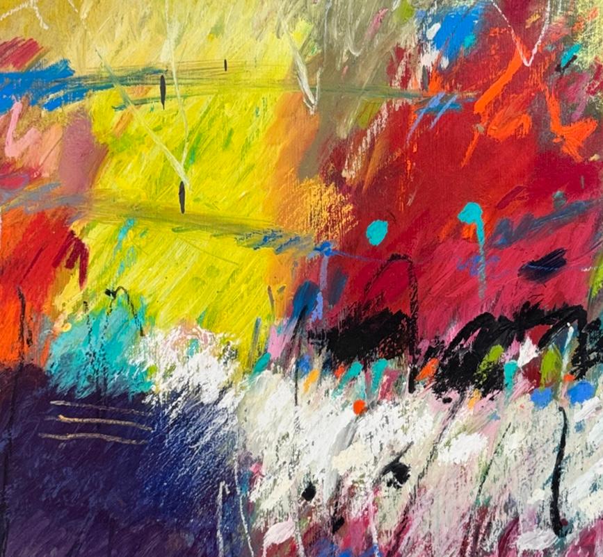 Overhearing Myself - Contemporary Painting by Moe Brooker