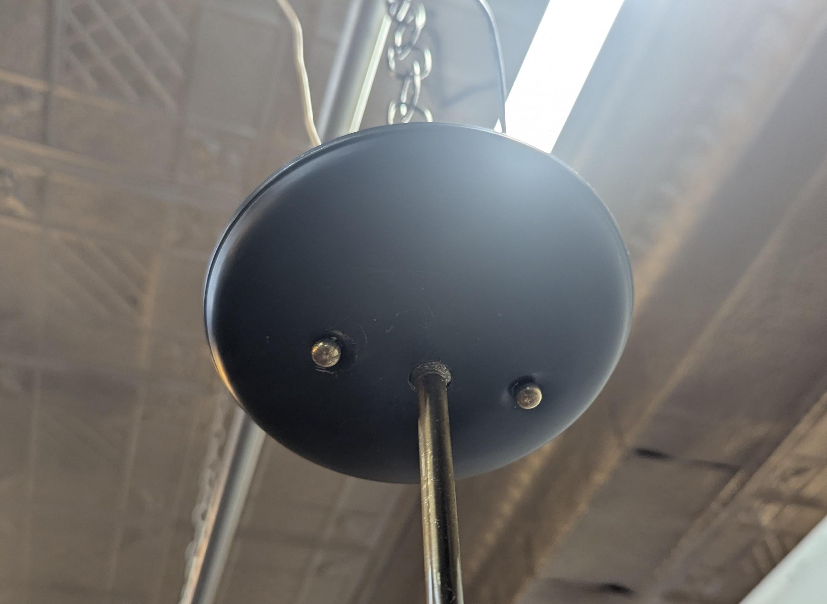 Moe Lighting Mid Century Brass Pendant For Sale 3