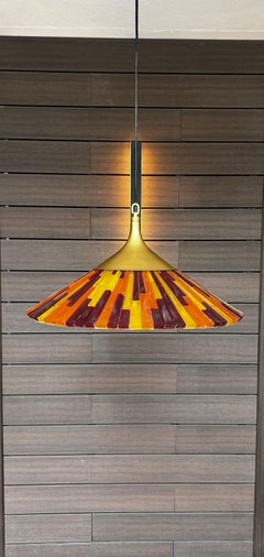 Moe Lighting Moderne Acryl-Pendelleuchte Fiesta Series aus der Mitte des Jahrhunderts