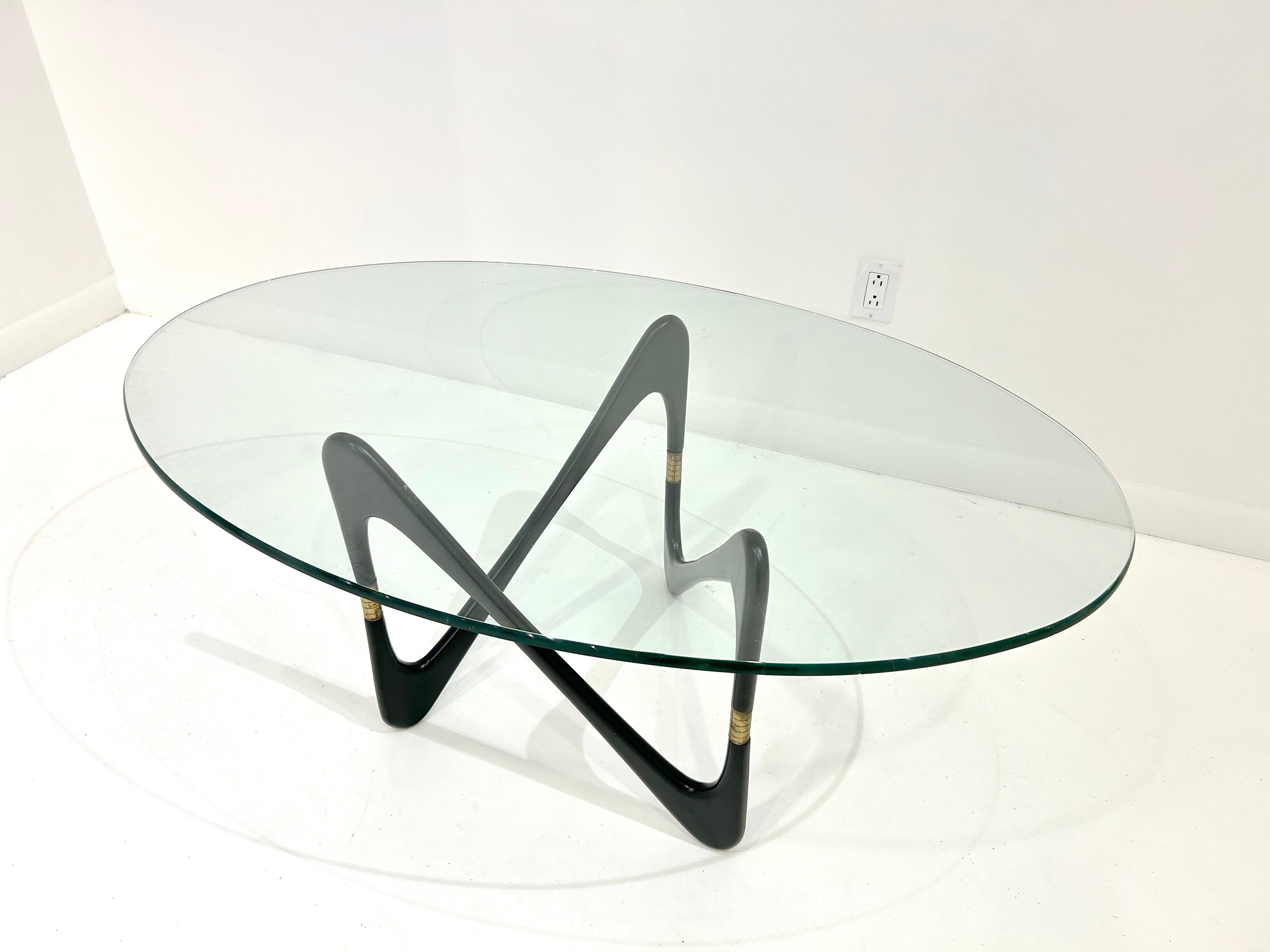 Mid-Century Modern Moebius Coffee Table by Cesare Lacca For Sale