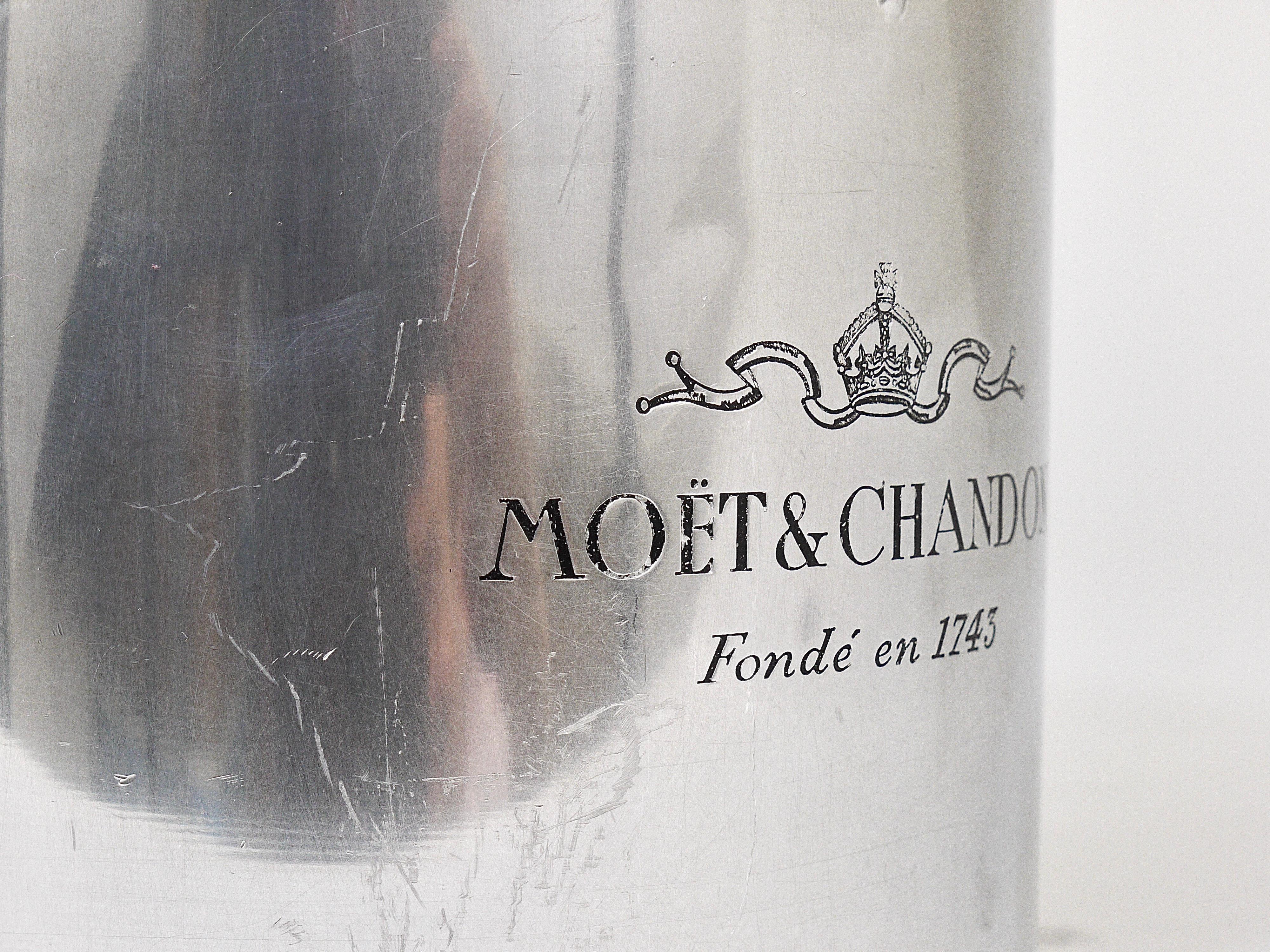 20th Century Moet & Chandon Champagne Ice Bucket Bottle Cooler from the 1970s, France