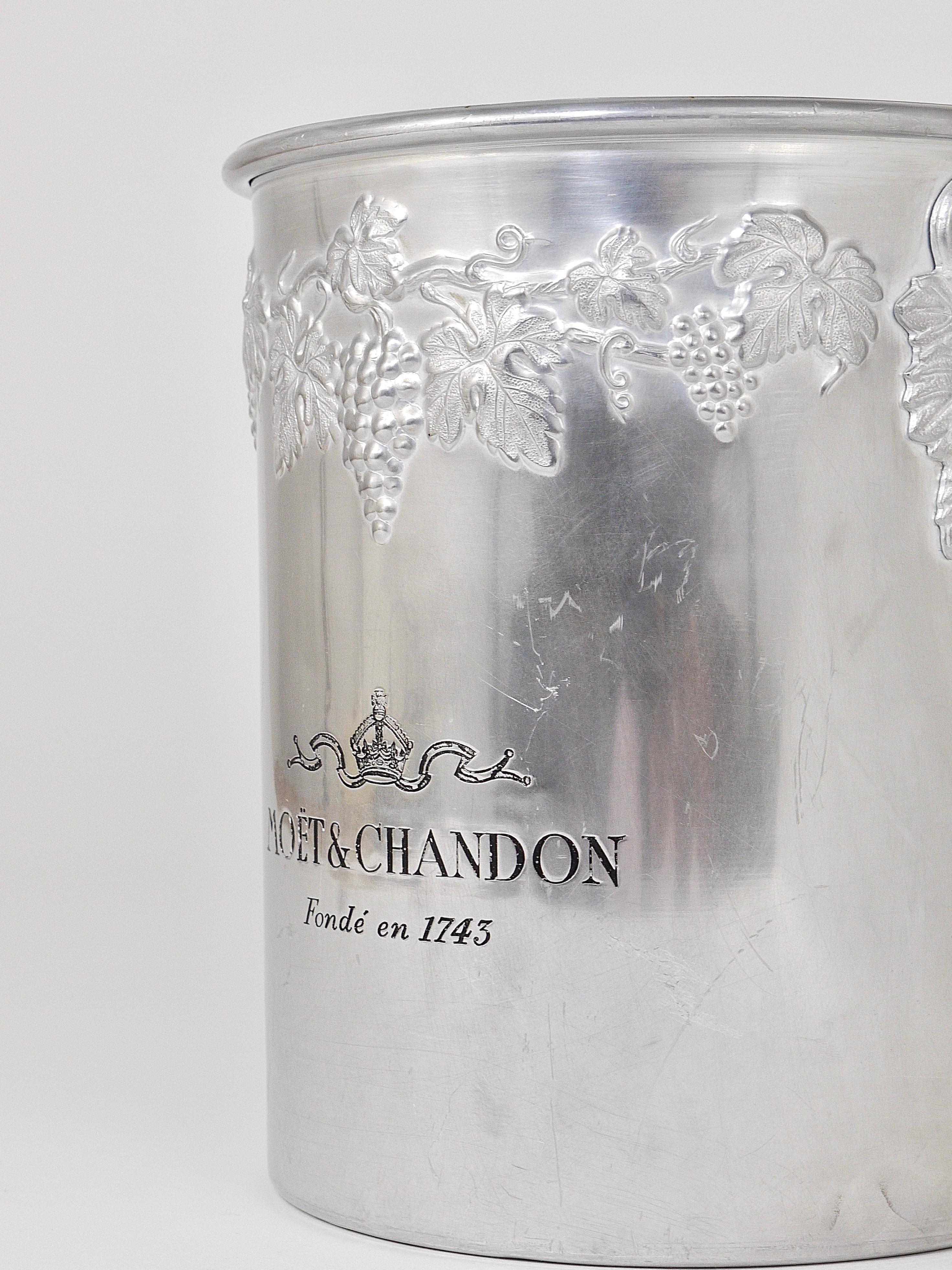 Moet & Chandon Champagne Ice Bucket Bottle Cooler from the 1970s, France 5
