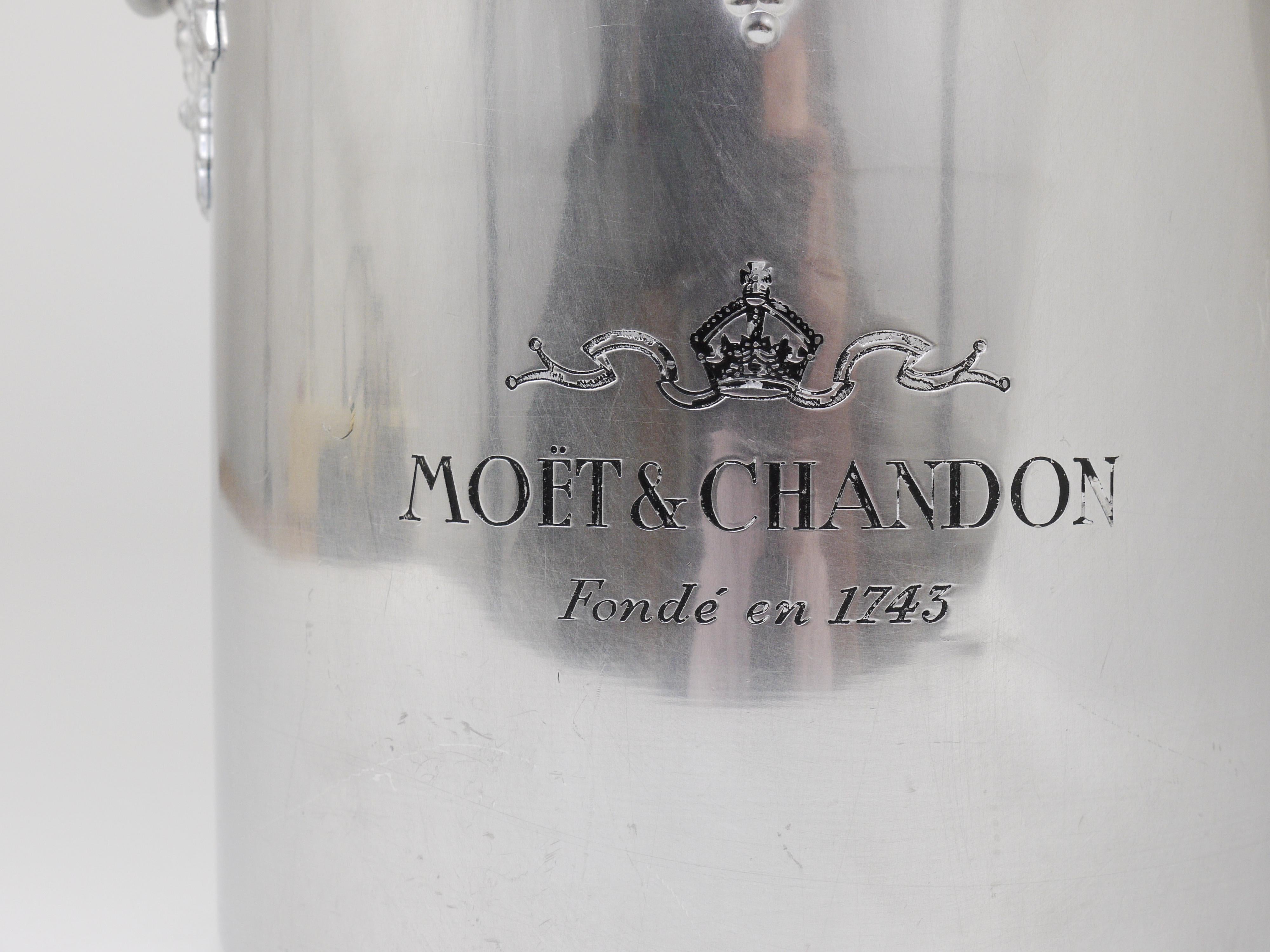 Moet & Chandon Champagne Ice Bucket Bottle Cooler from the 1970s, France 6
