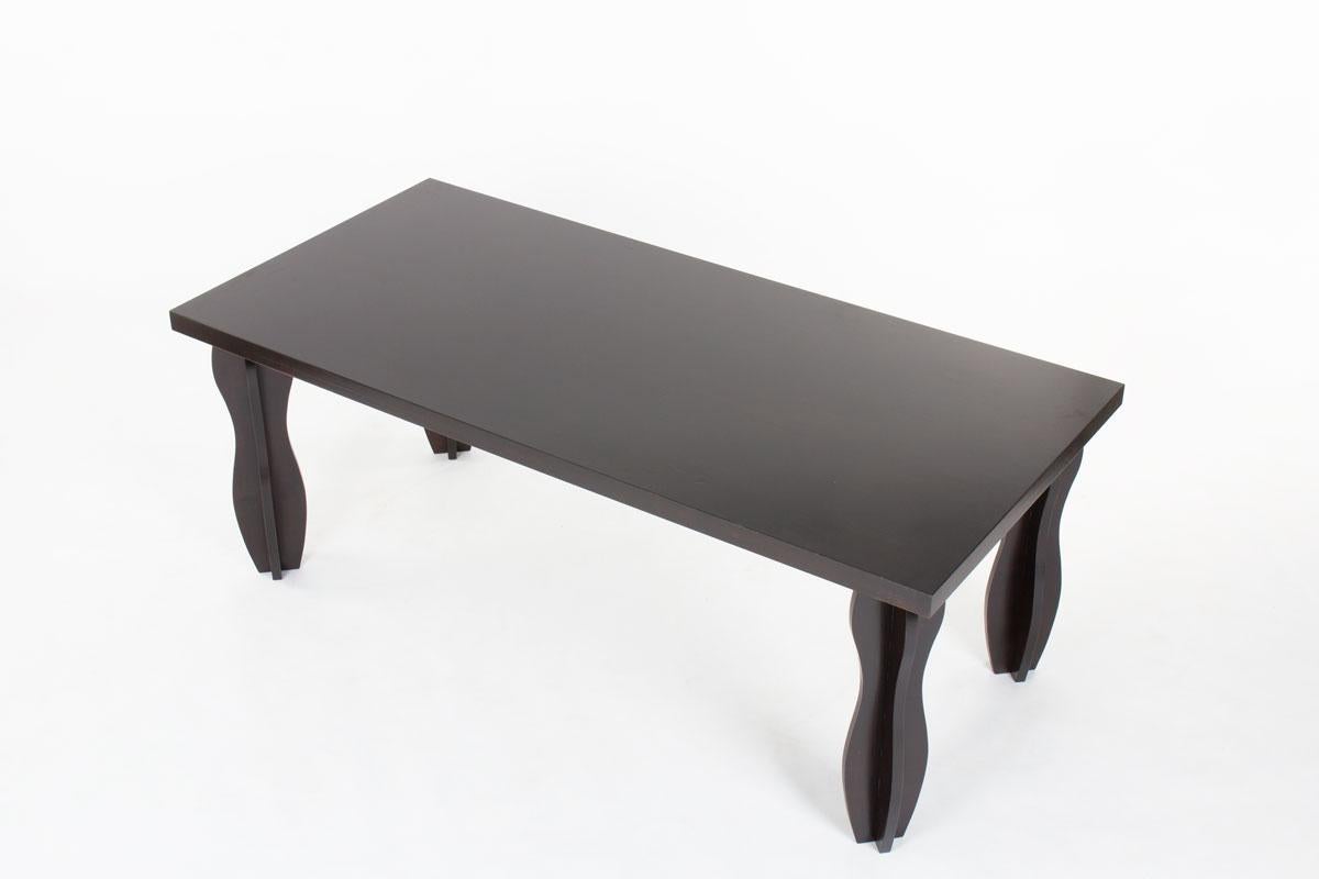 Beech Mogador dining table by Olivier Gagnere for Artelano, 1990 For Sale