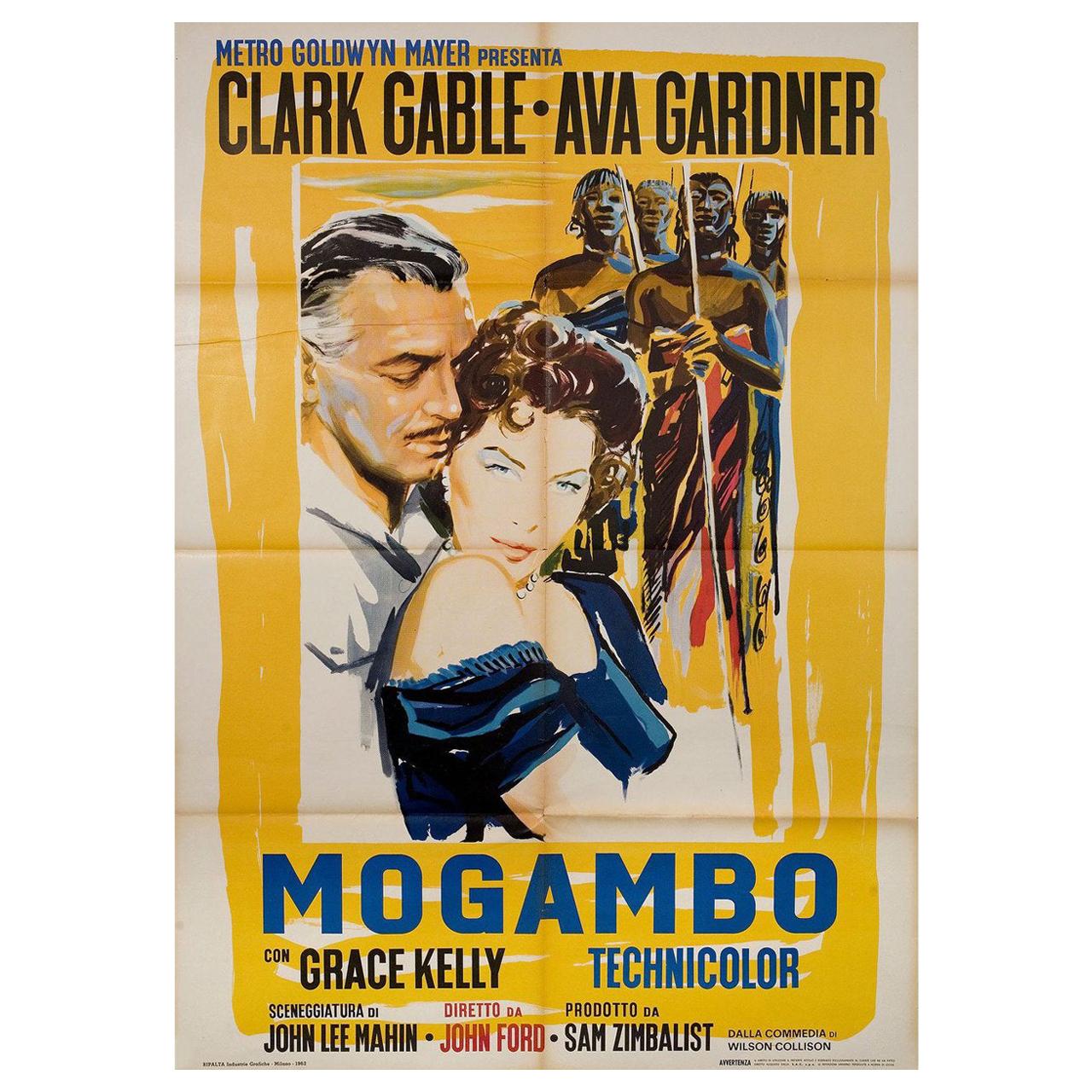 "Mogambo" R1962 Italian Due Fogli Film Poster