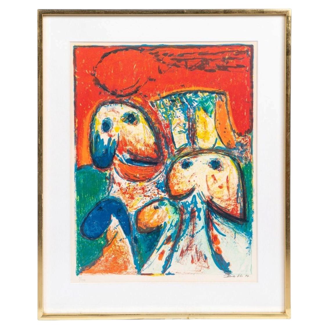 Mogens Balle – Lithographie en couleur signée et numérotée, n° 9/100 en vente