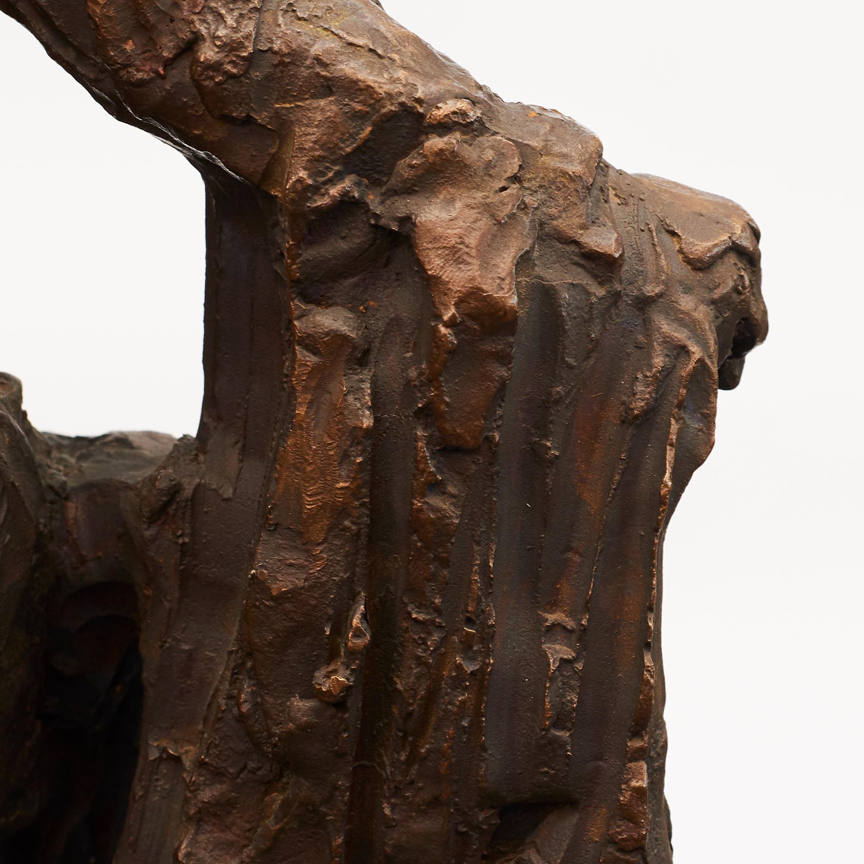 Bronzeskulptur „Leda und der Schwan“ von Mogens Bggild, Dänemark, 1950–1960 im Angebot 4