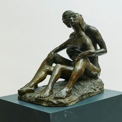 Mogens Bøggild Couple érotique:: sculpture en bronze