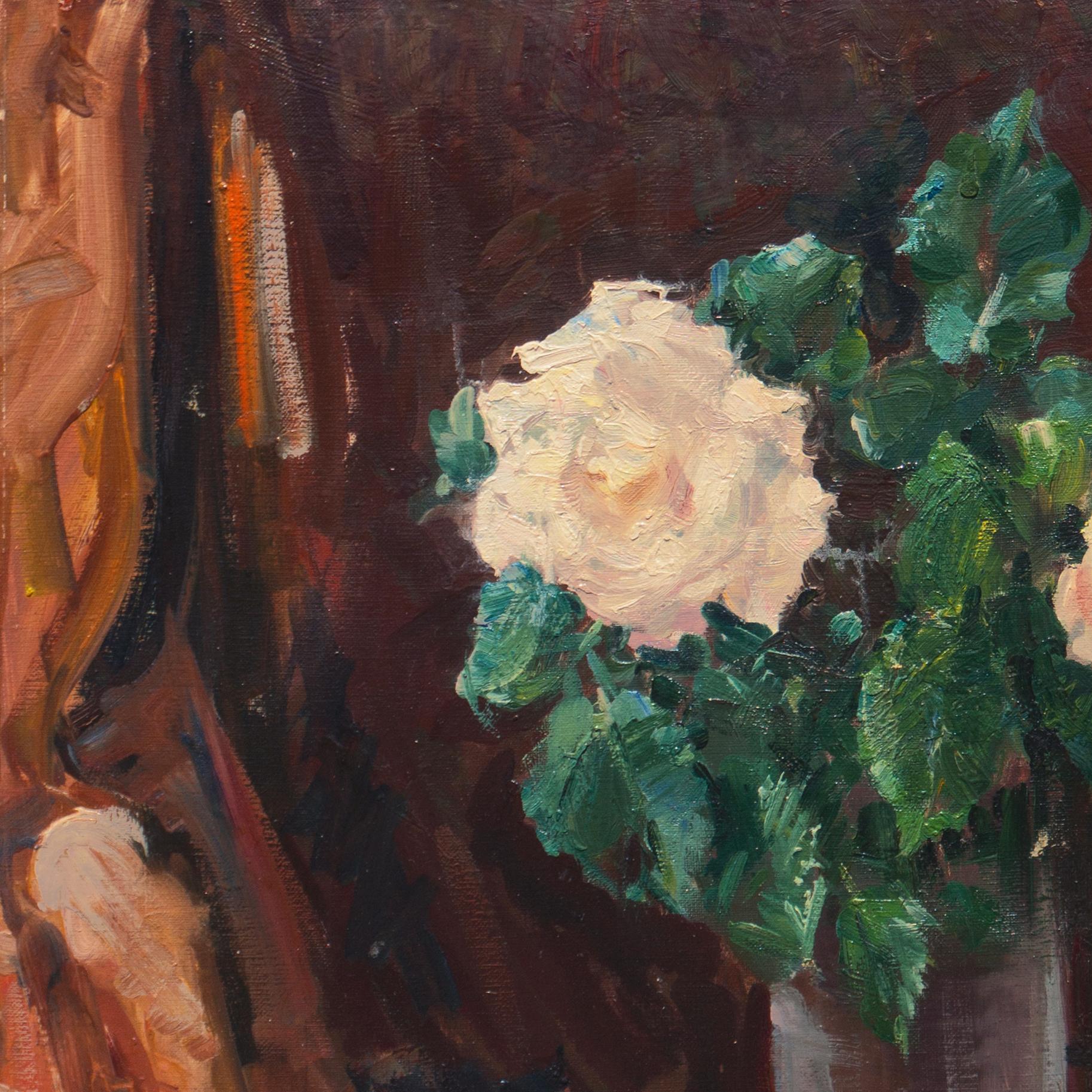 Signed lower right, 'Vantore' for Erik Mogens Christian Vantore (Danish, 1895-1977) and painted circa 1945.

Born in Copenhagen in 1895, Mogens Vantore first studied with his father, the pioneering Impressionist, Hans Christian Hansen. He continued