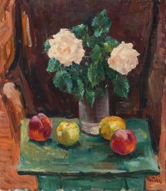 Vintage 'Peaches, Apples and Roses', Paris, Royal Danish Academy, Charlottenborg Gallery