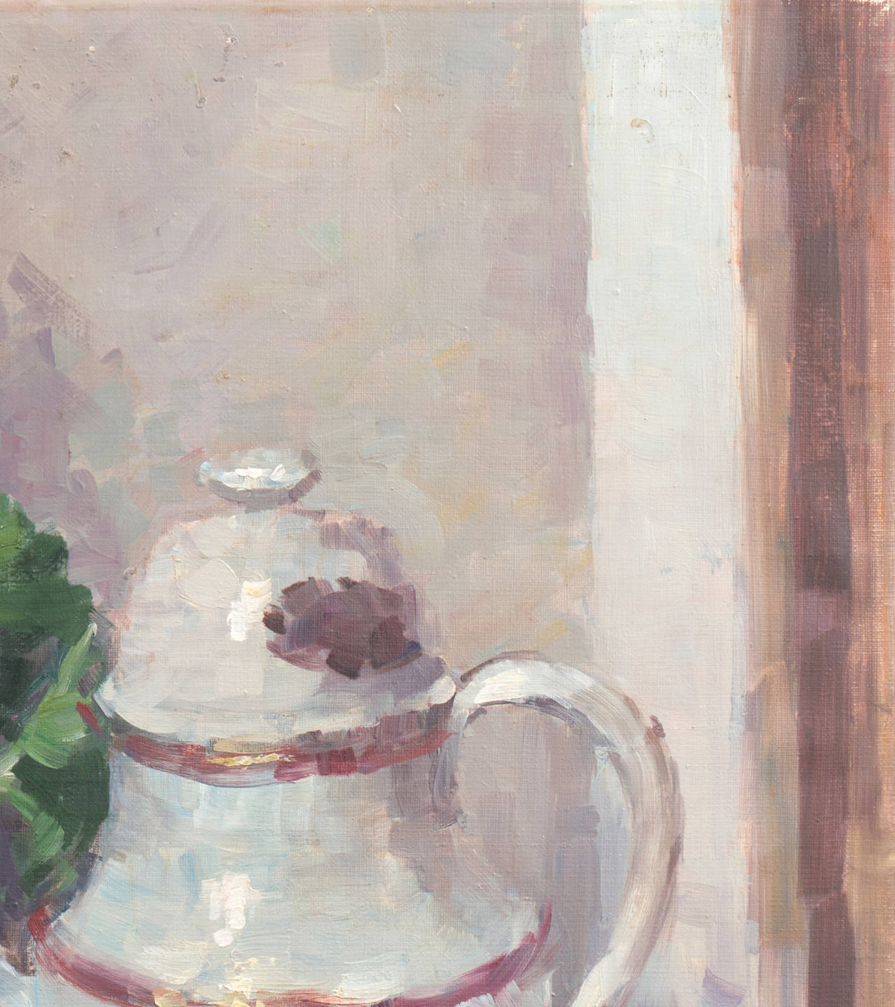 'Still Life of Blue Asters', Paris Salon, Danish Post Impressionist, Benezit For Sale 3