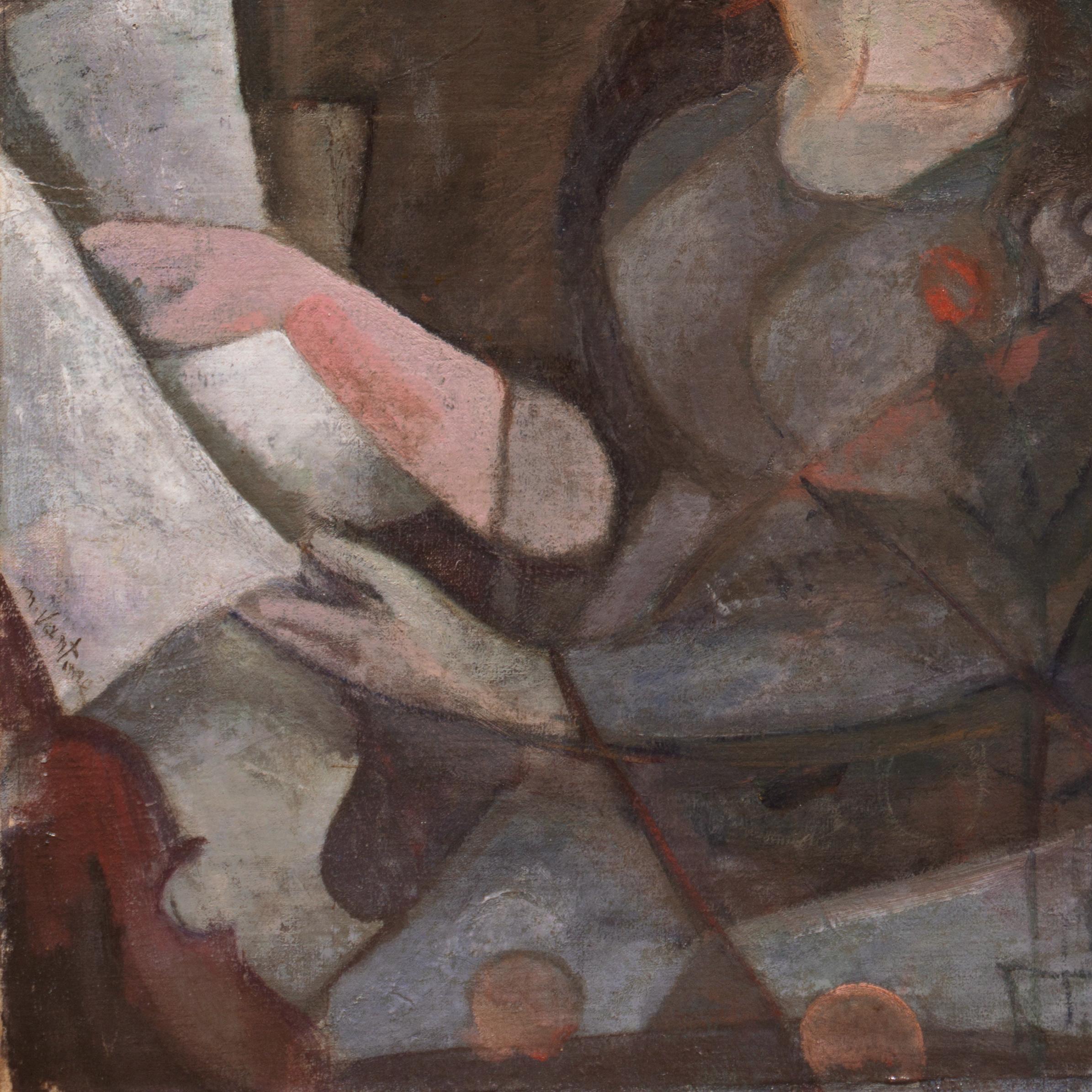« Jeune femme avec un violon », Paris, cubisme, Académie royale danoise, Charlottenborg en vente 4