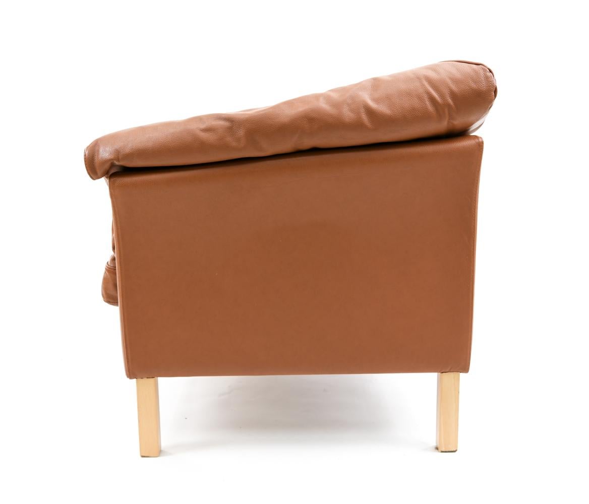 Mogens Hansen Leather Sofa Suite 4