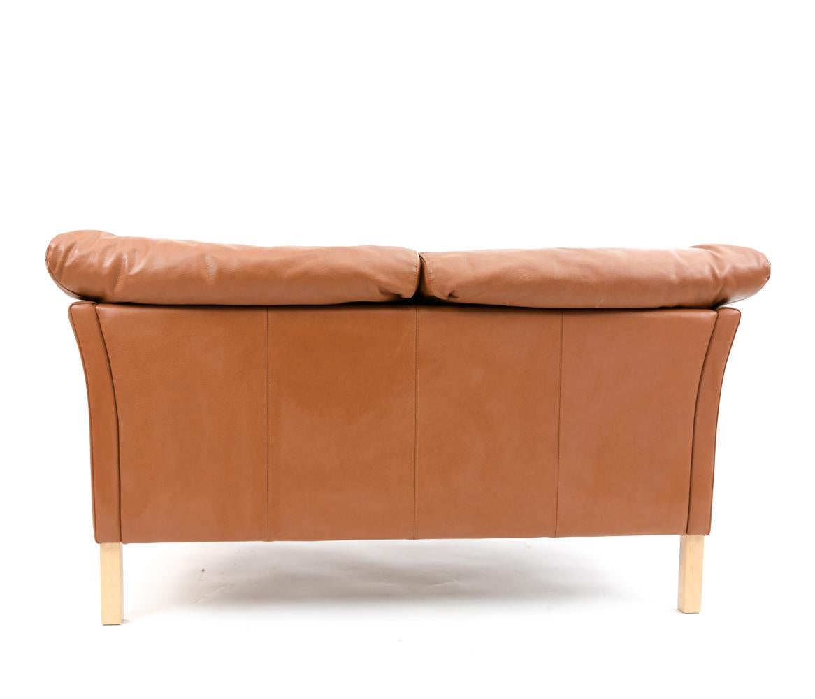 Mogens Hansen Leather Sofa Suite 5