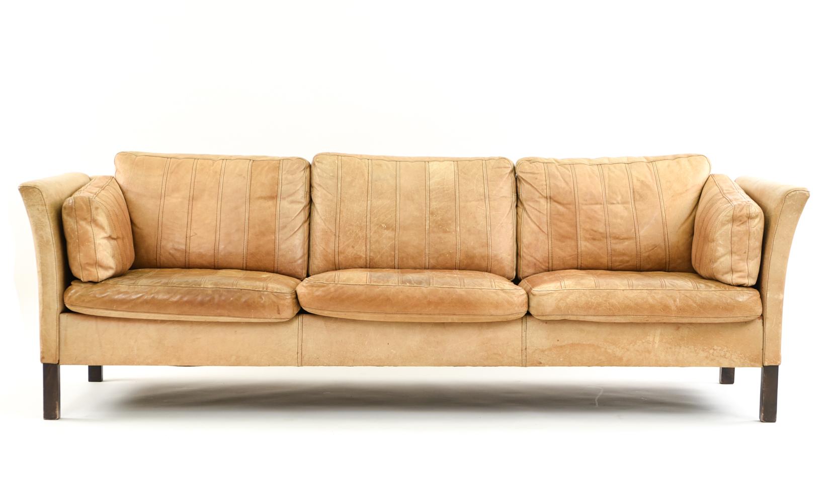 Mogens Hansen Leather Sofa Suite 7
