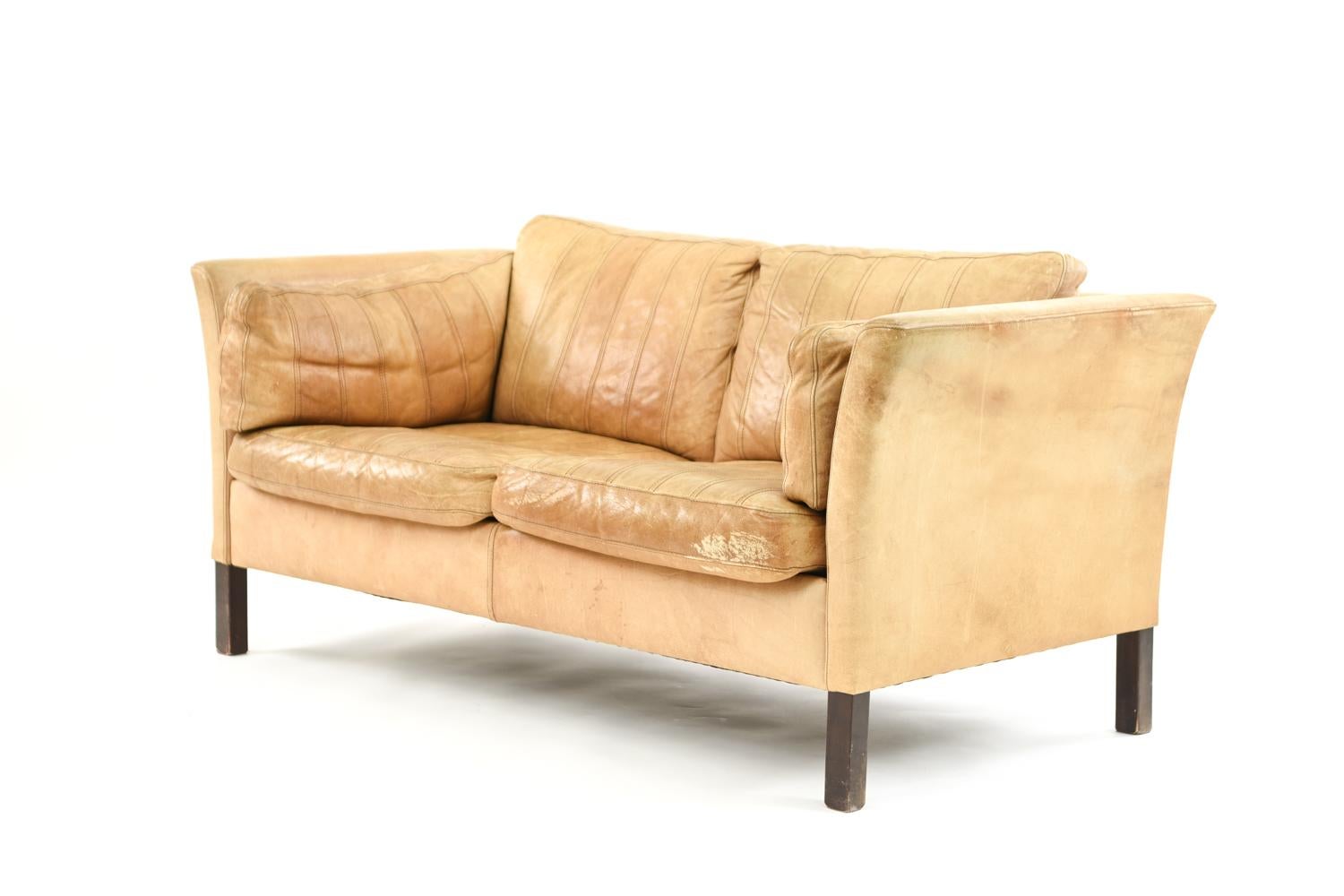 Mogens Hansen Leather Sofa Suite 3