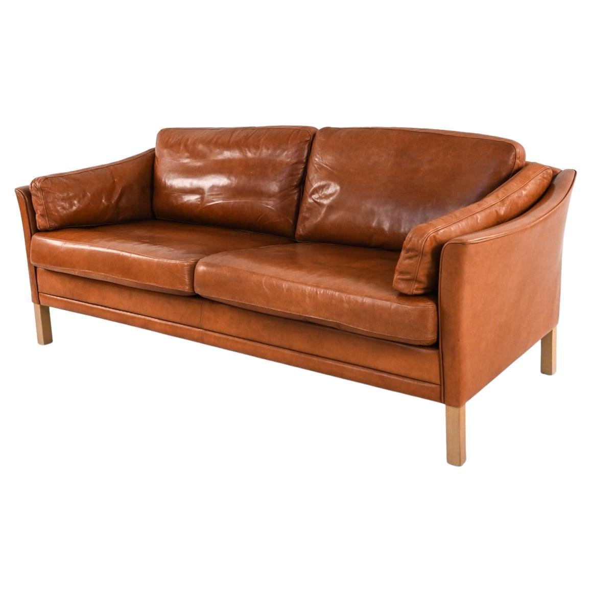 Mogens Hansen MH535 Danish Leather Sofa For Sale at 1stDibs