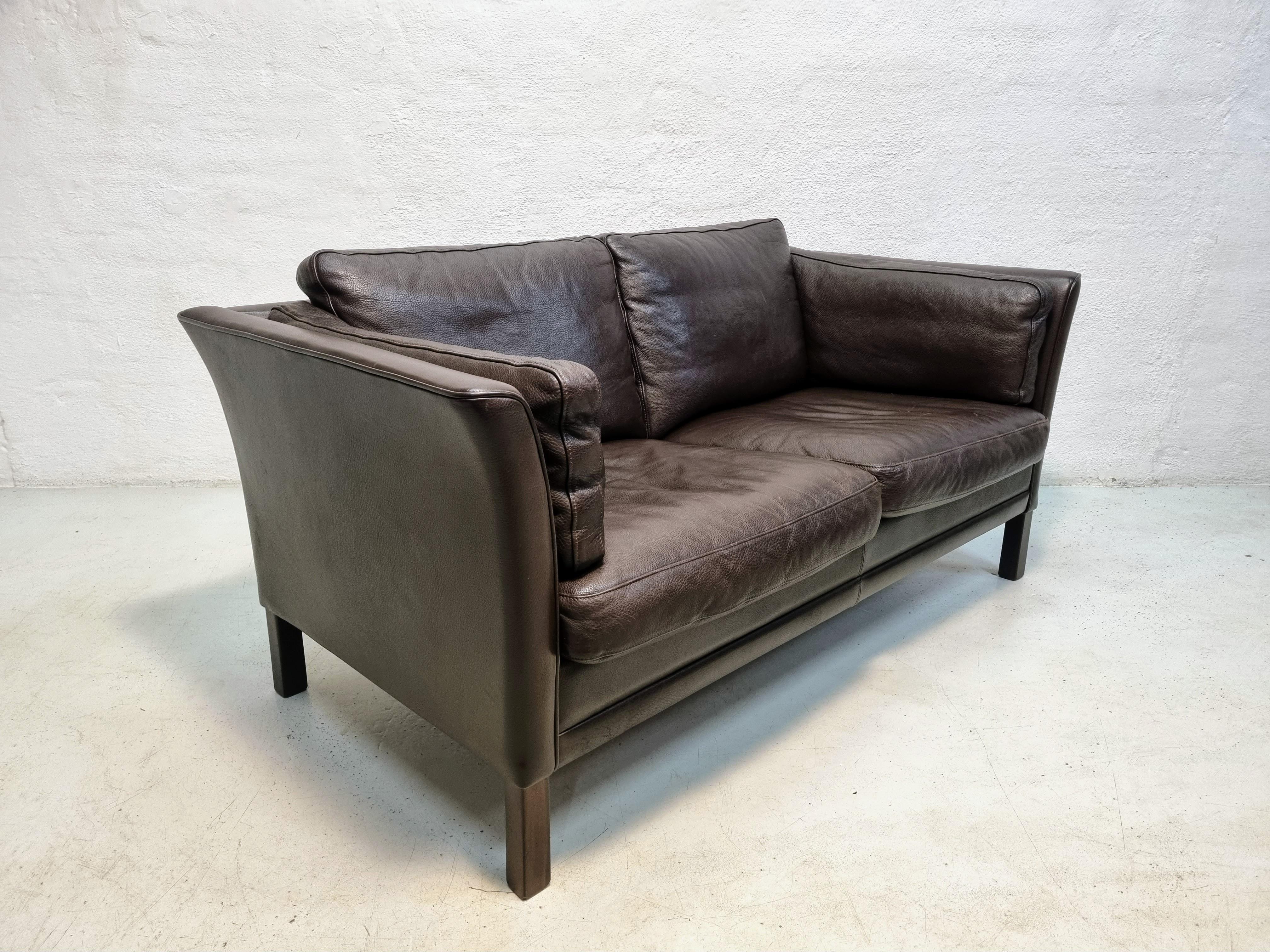 Mogens Hansen Model MH2225 Leather Sofa 5
