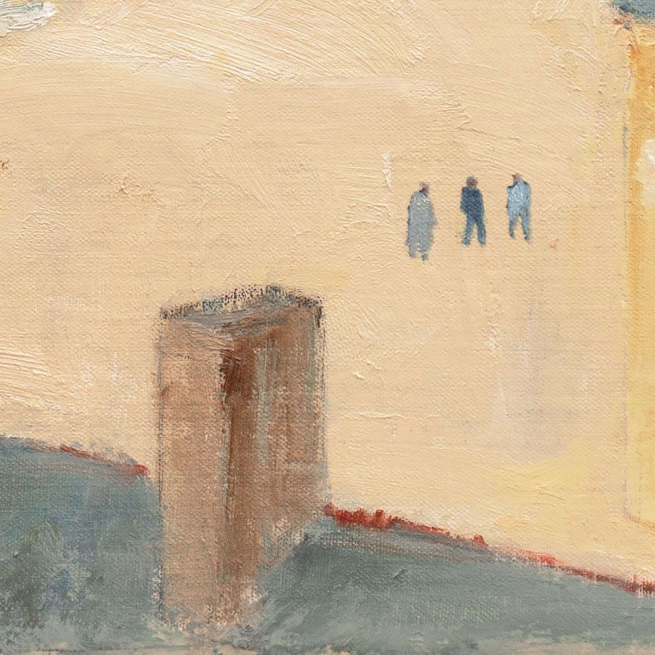 'Near Locranan, Brittany', Paris, Charlottenborg, Bornholm School, Benezit - Impressionist Painting by Mogens Hertz