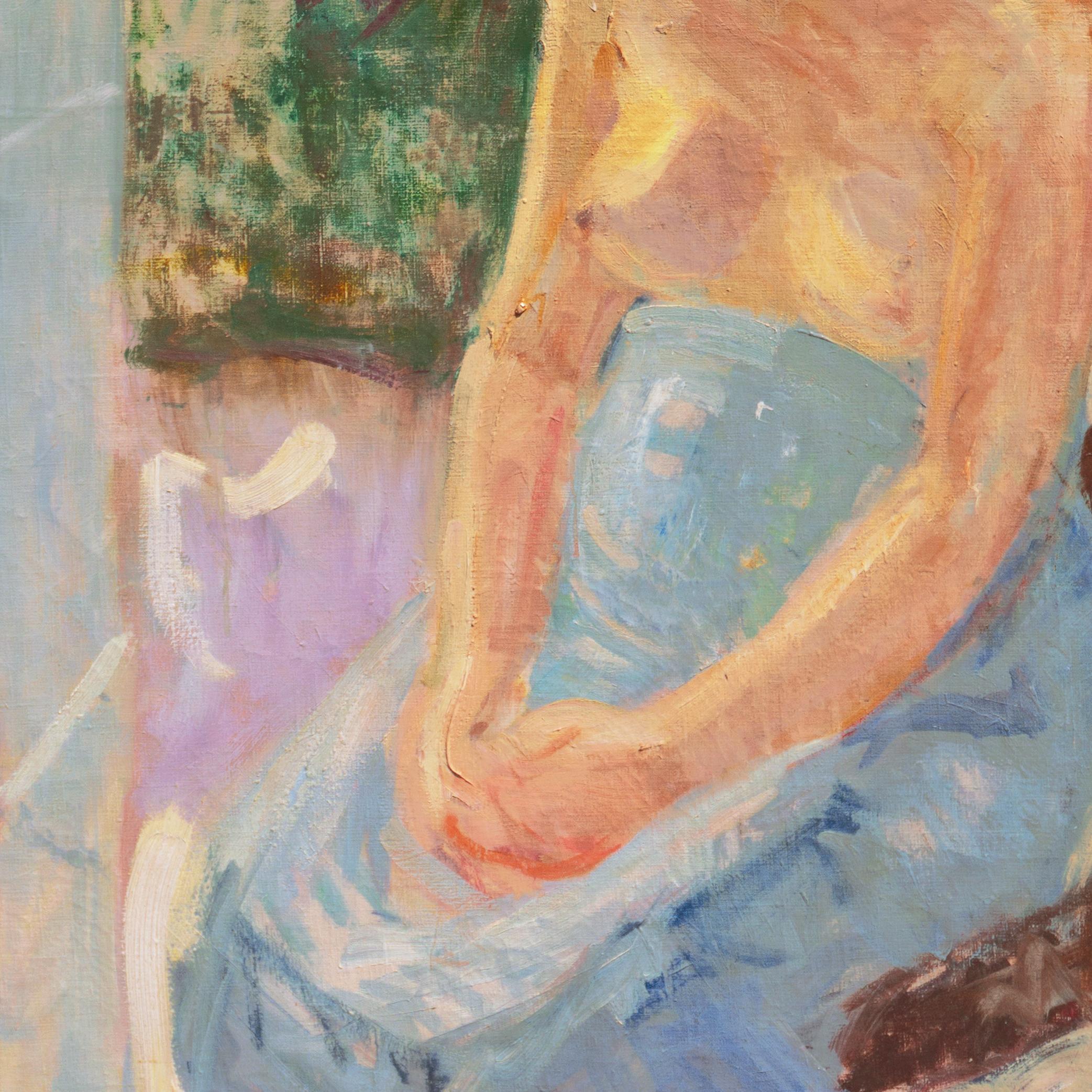 'Pregnant Woman Seated', Paris, Royal Academy, Charlottenborg, Bornholm, Benezit For Sale 6
