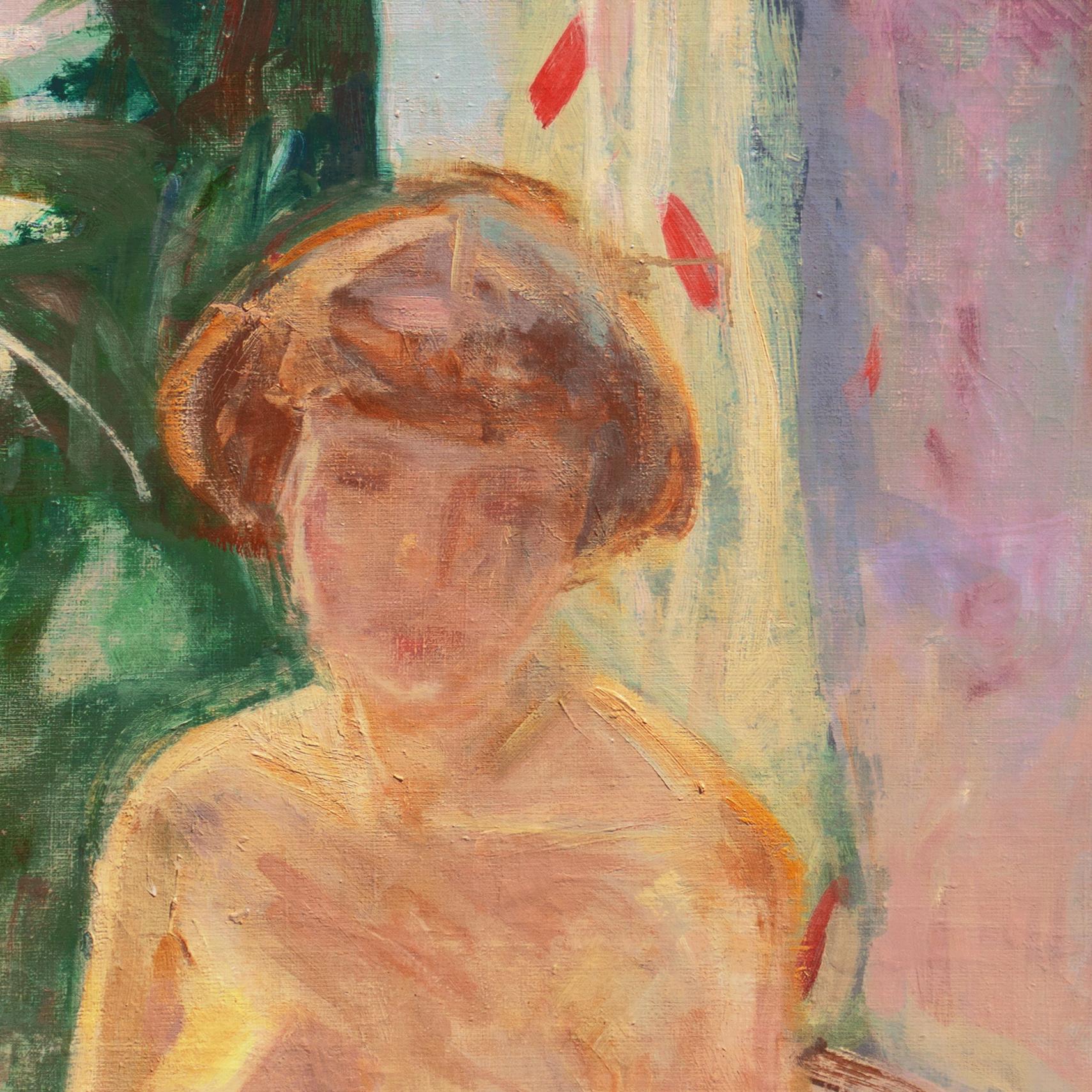 'Pregnant Woman Seated', Paris, Royal Academy, Charlottenborg, Bornholm, Benezit For Sale 2