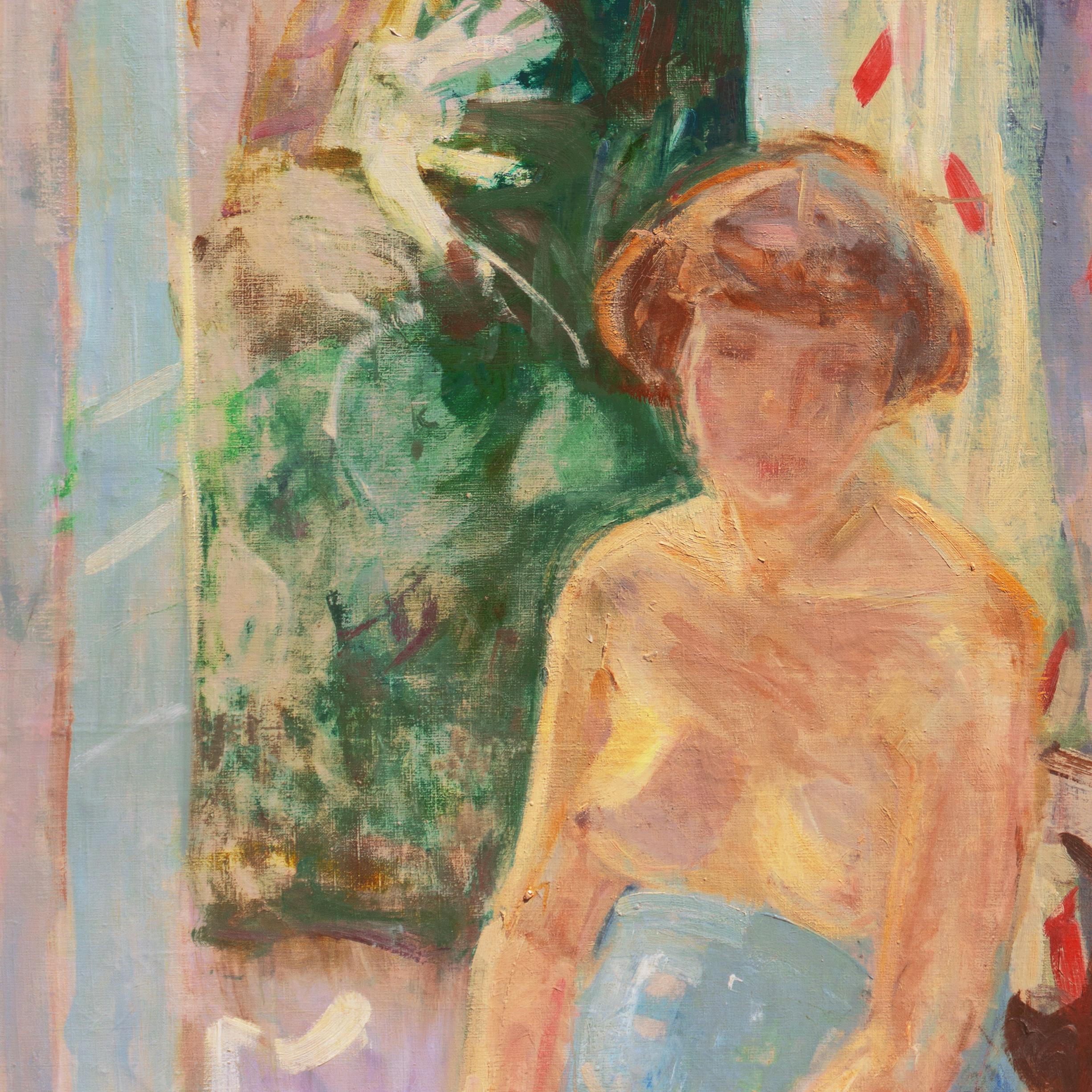 'Pregnant Woman Seated', Paris, Royal Academy, Charlottenborg, Bornholm, Benezit For Sale 3