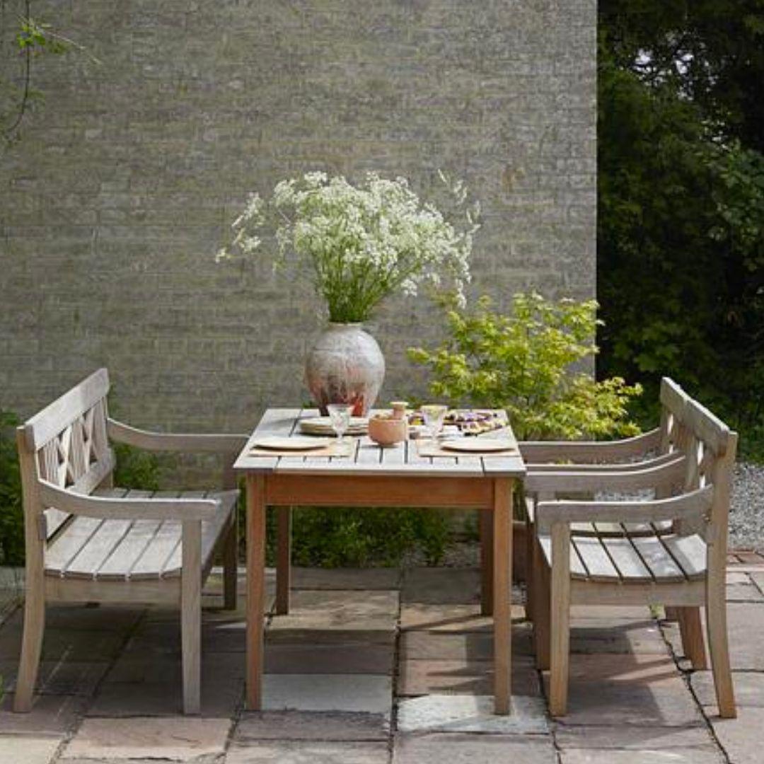 Mid-Century Modern Mogens Holmriis Outdoor 'Drachmann 156' Teak Table for Skagerak For Sale