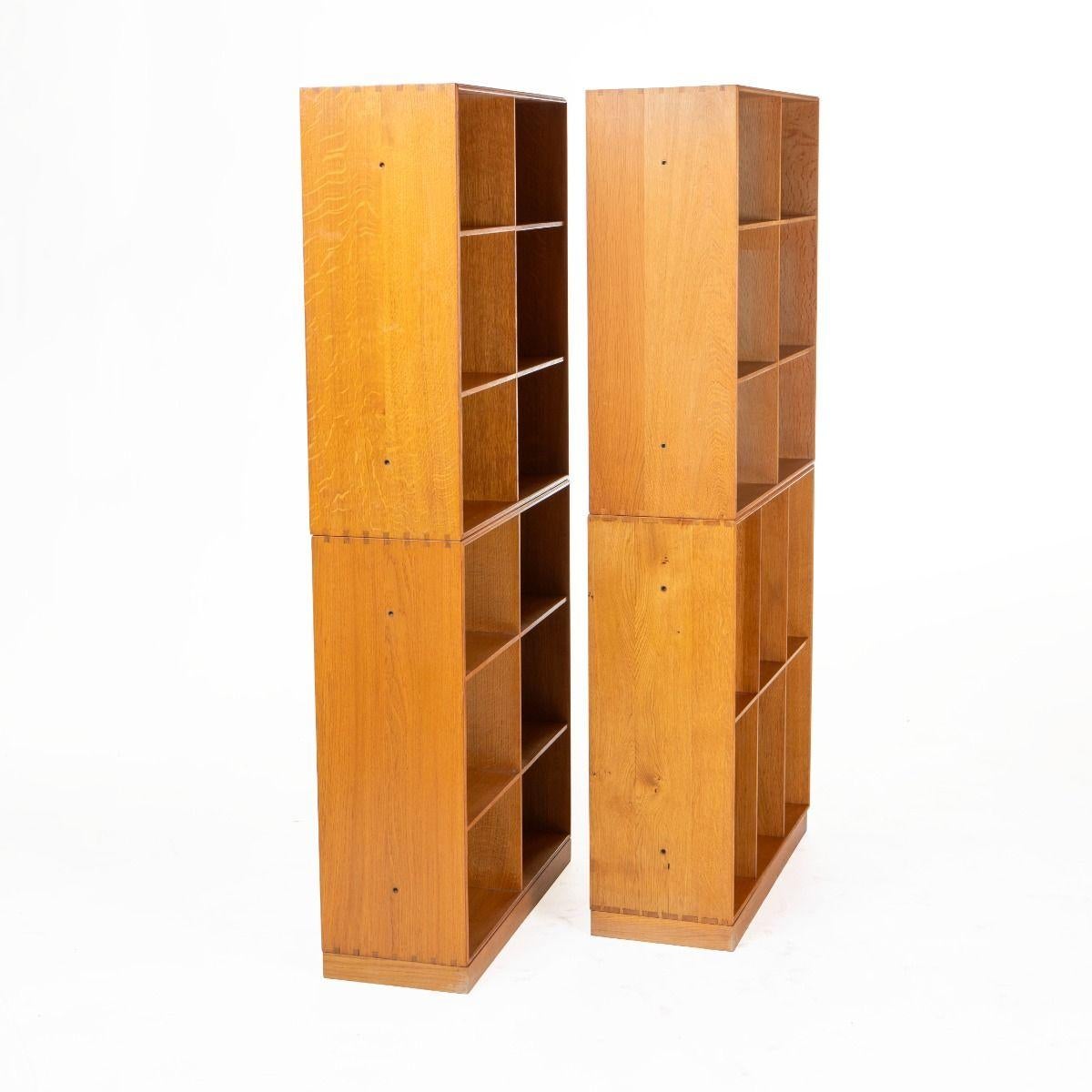 Danese Sistema di librerie Mogens Koch in Oak massiccio di Rud. Rasmussen in vendita