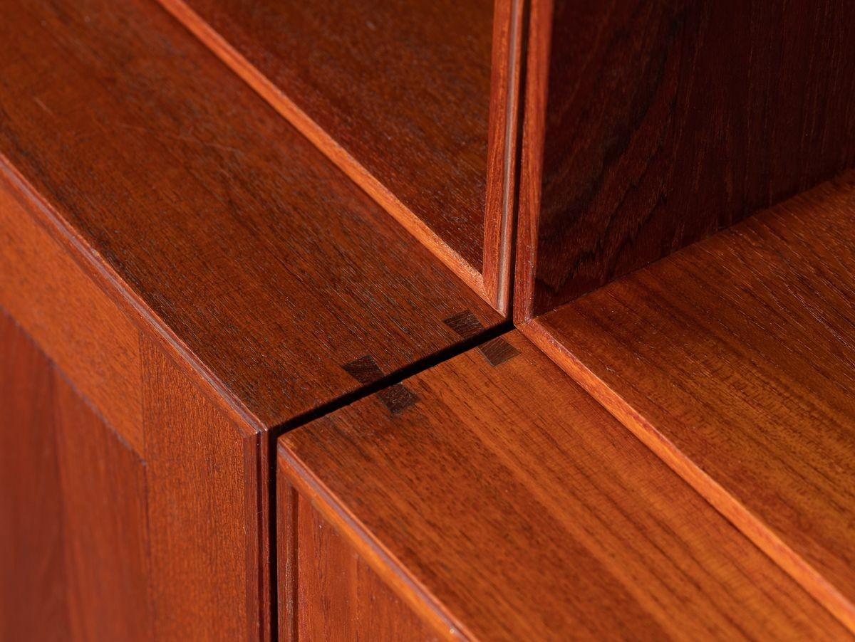 Mogens Koch Bücherregal-Wandschrank (Teakholz) im Angebot