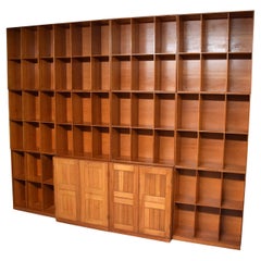 MOGENS KOCH Bookcase/Wall Unit Oregon Pine foe Rud Rasmussen