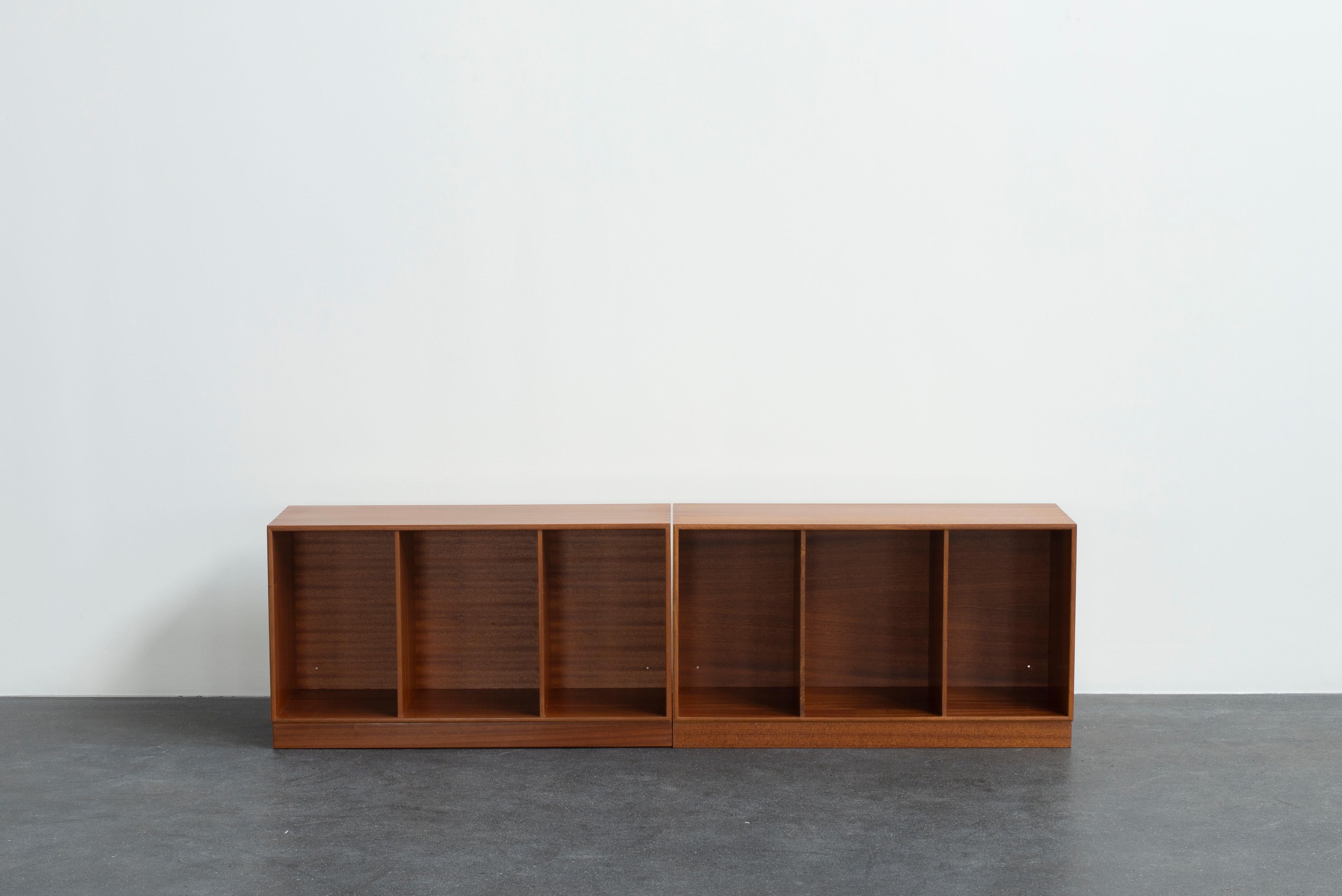 Lacquered Mogens Koch Bookcases for Rud, Rasmussen For Sale