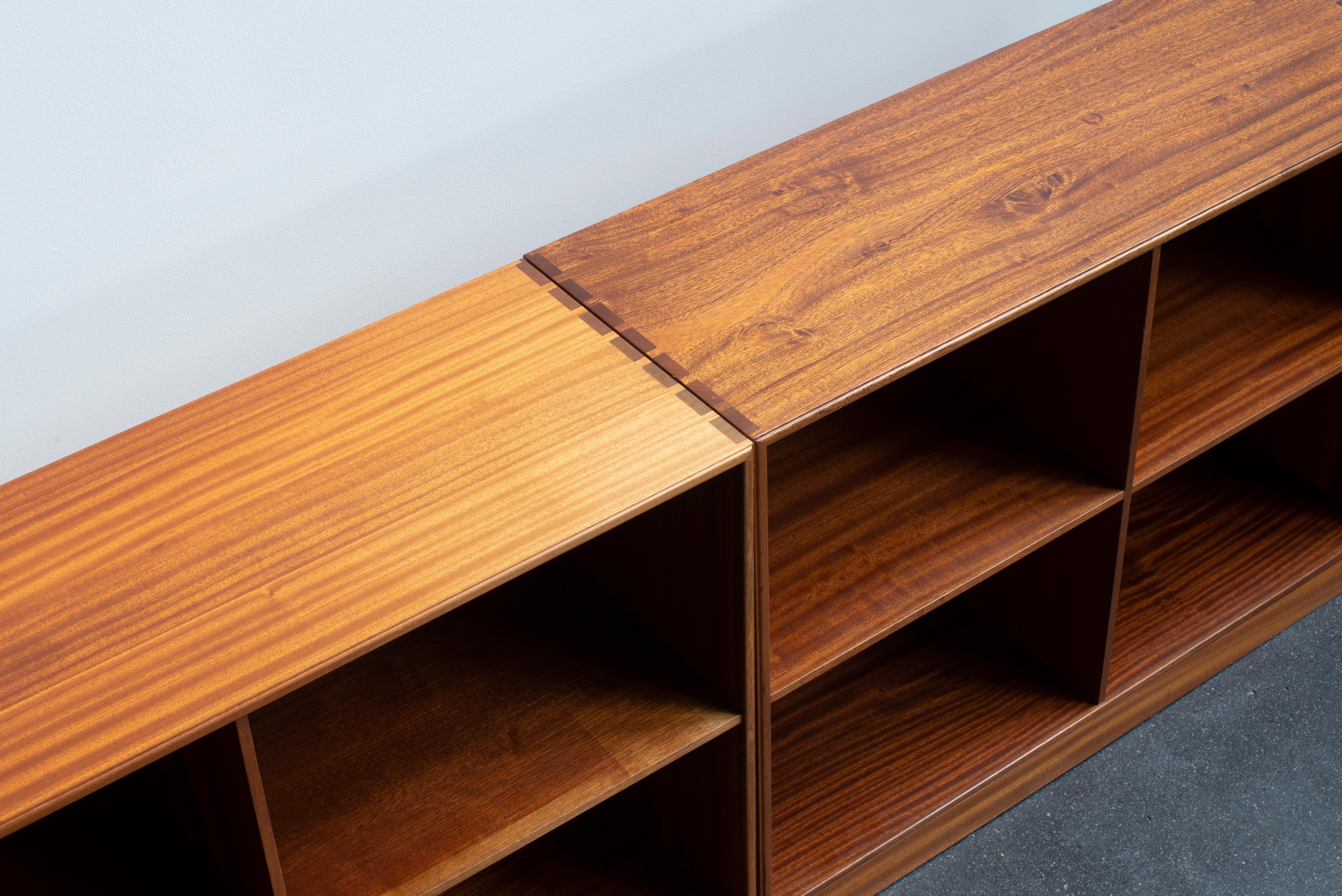 Lacquered Mogens Koch Bookcases for Rud, Rasmussen