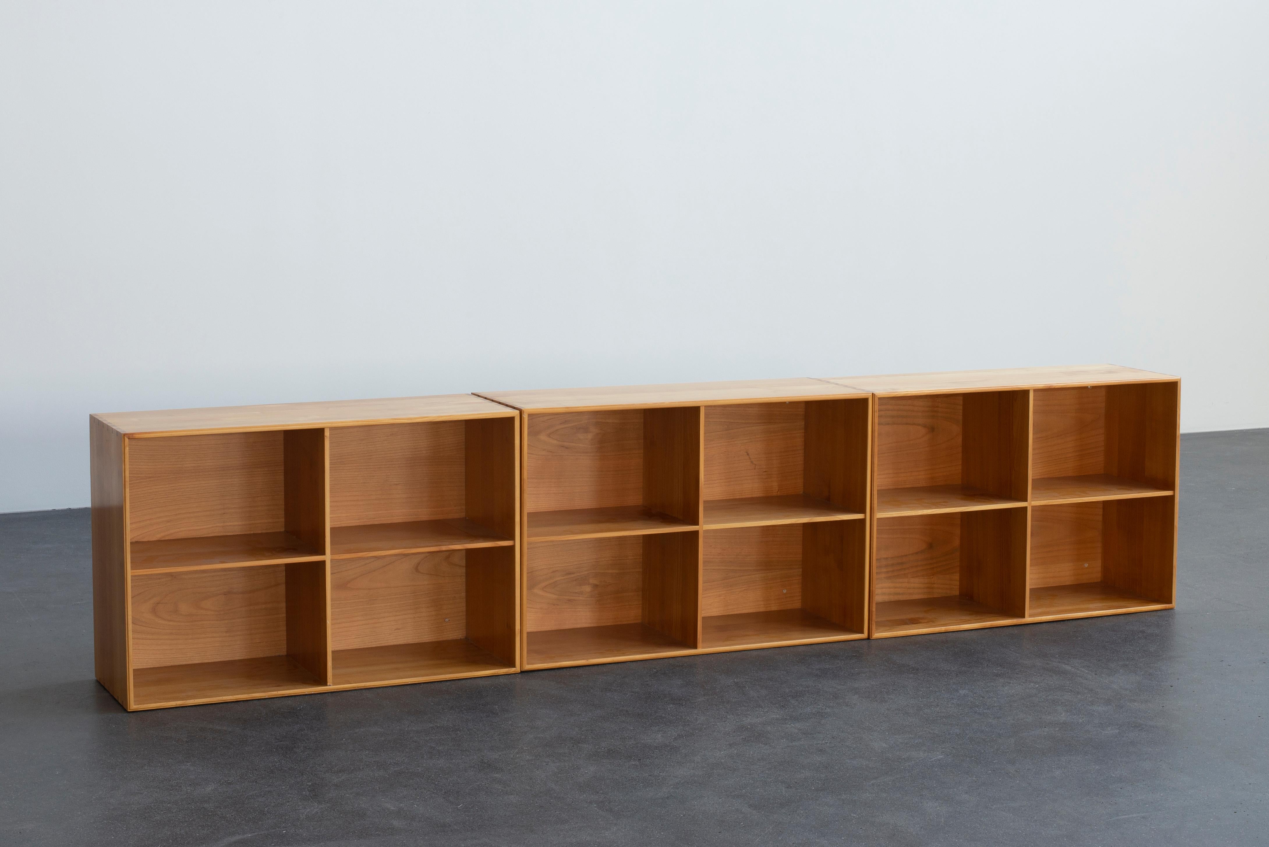 Scandinavian Modern Mogens Koch Bookcases in Cherrywood for Rud, Rasmussen