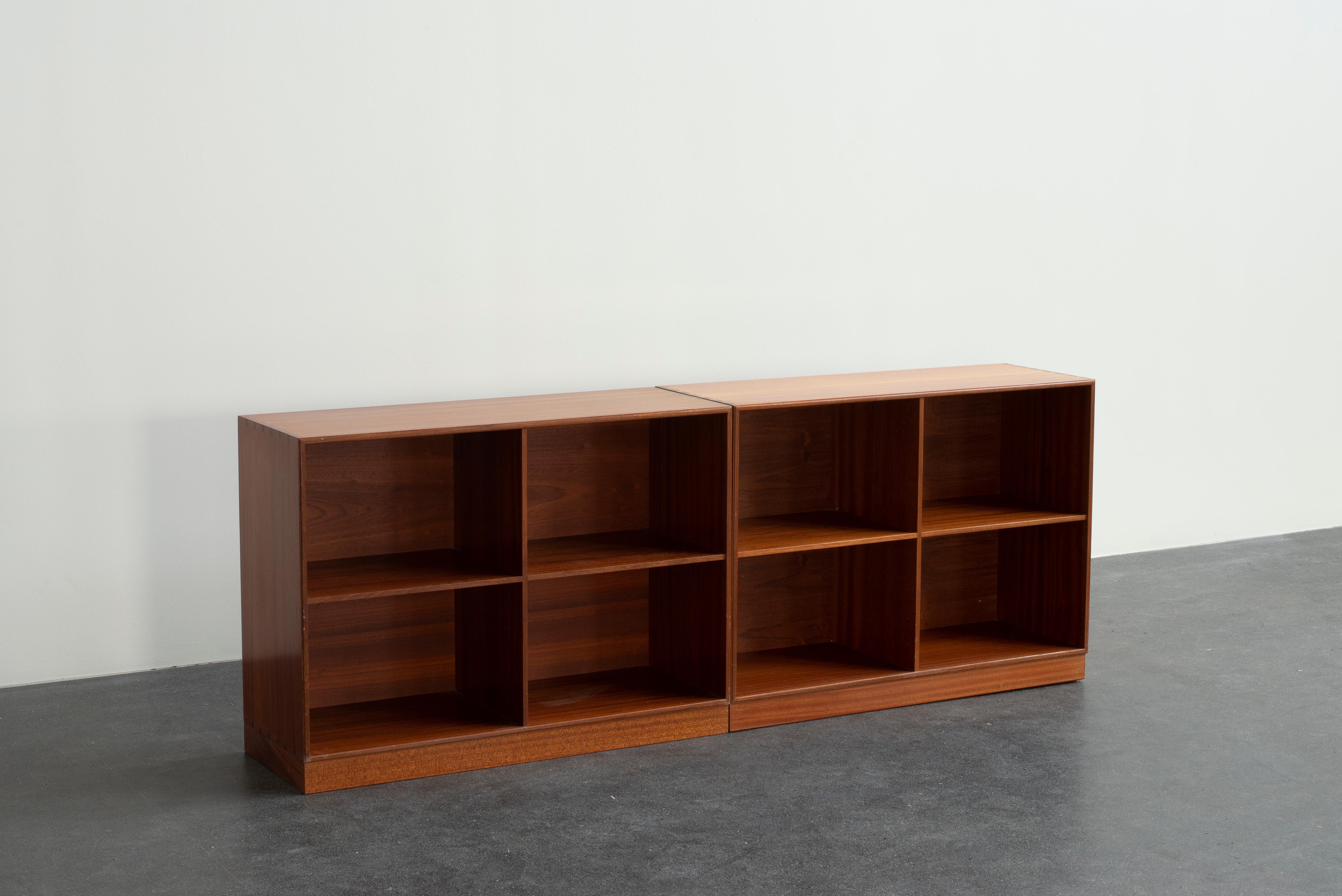 Danish Mogens Koch Bookcases in Mahogany for Rud. Rasmussen For Sale