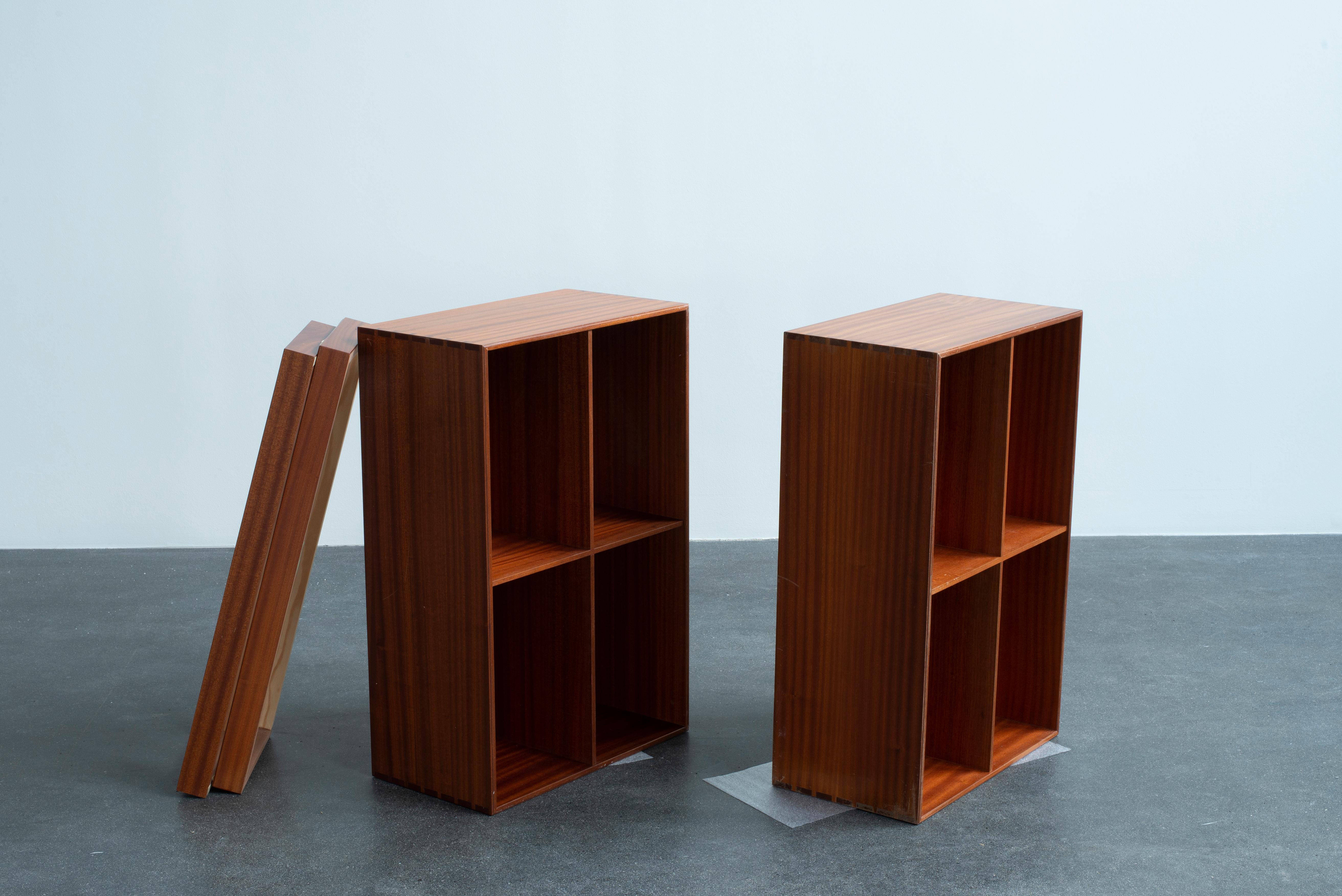 Mogens Koch Bookcases in Mahogany for Rud. Rasmussen In Good Condition For Sale In Copenhagen, DK