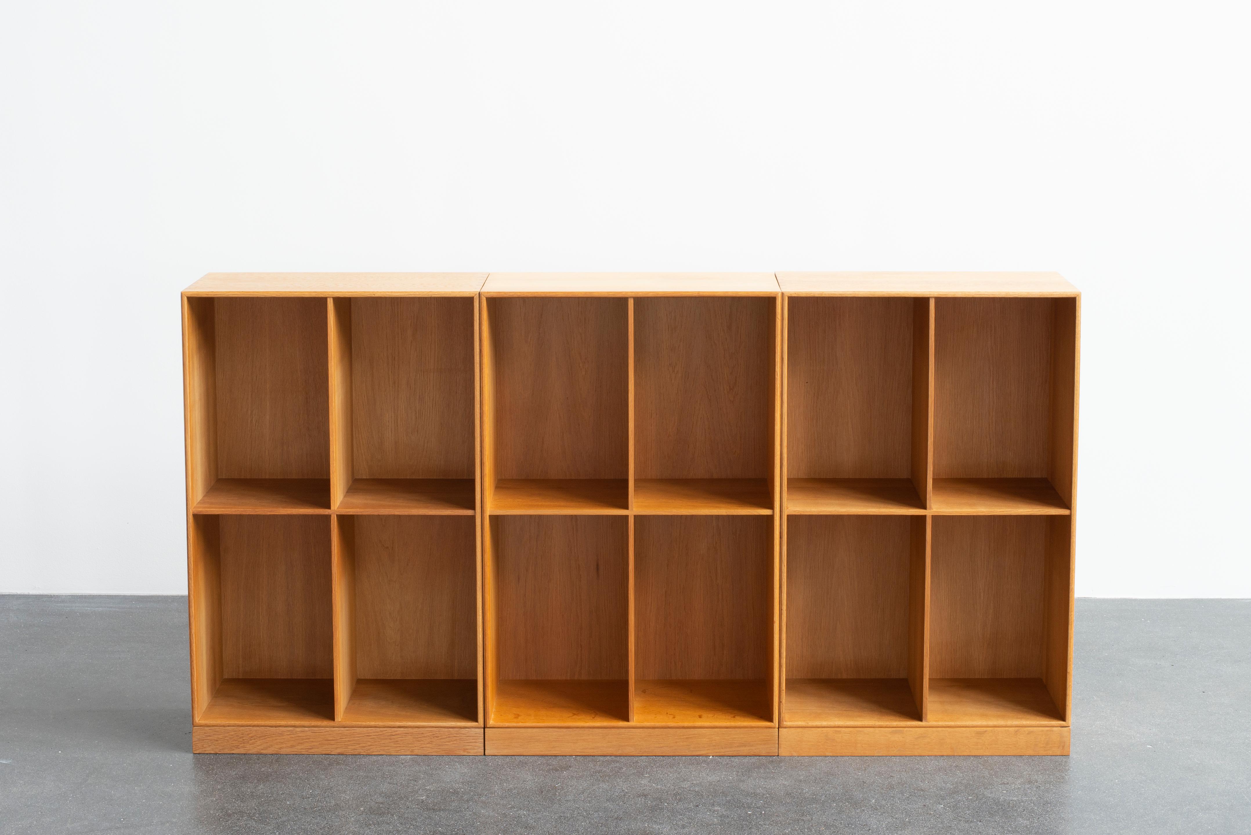 Danish Mogens Koch Bookcases in Oak for Rud, Rasmussen For Sale