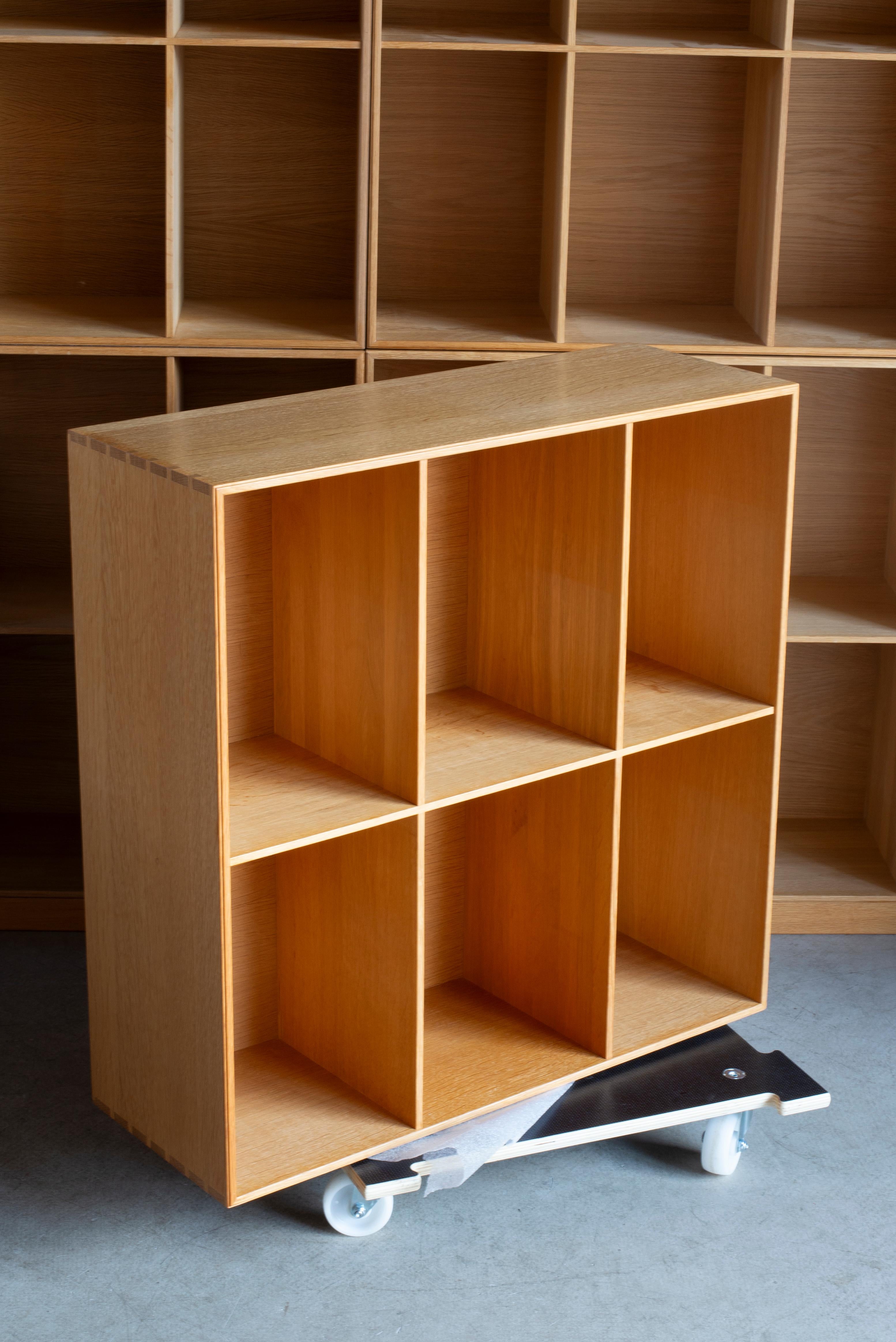 Danish Mogens Koch Bookcases in Oak for Rud. Rasmussen For Sale