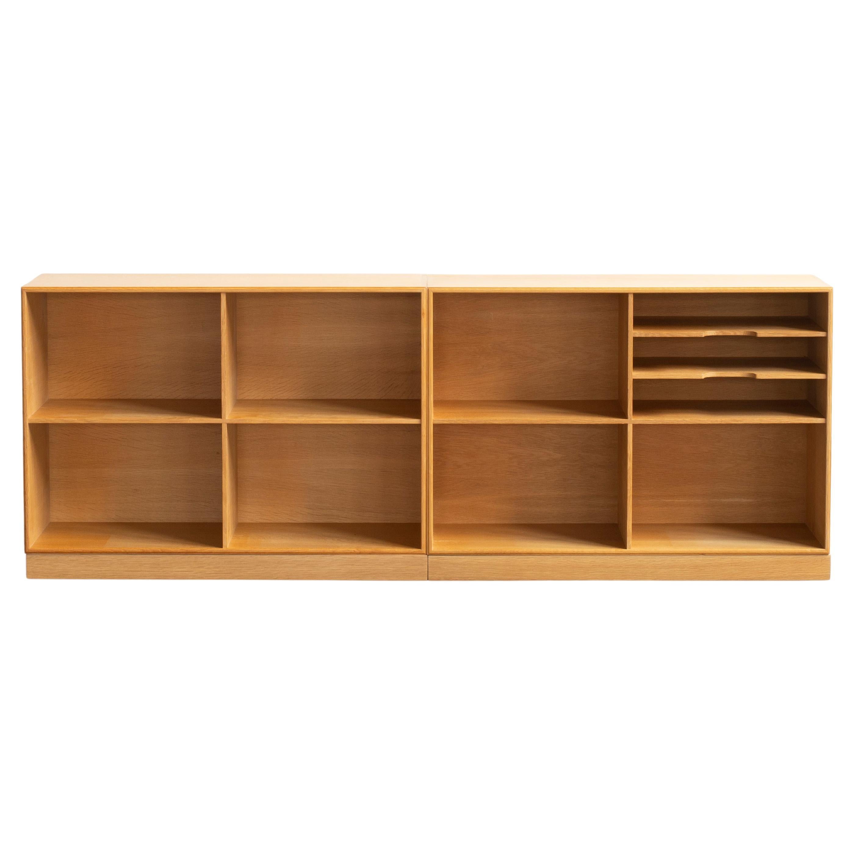 Mogens Koch Bookcases in Oak for Rud. Rasmussen