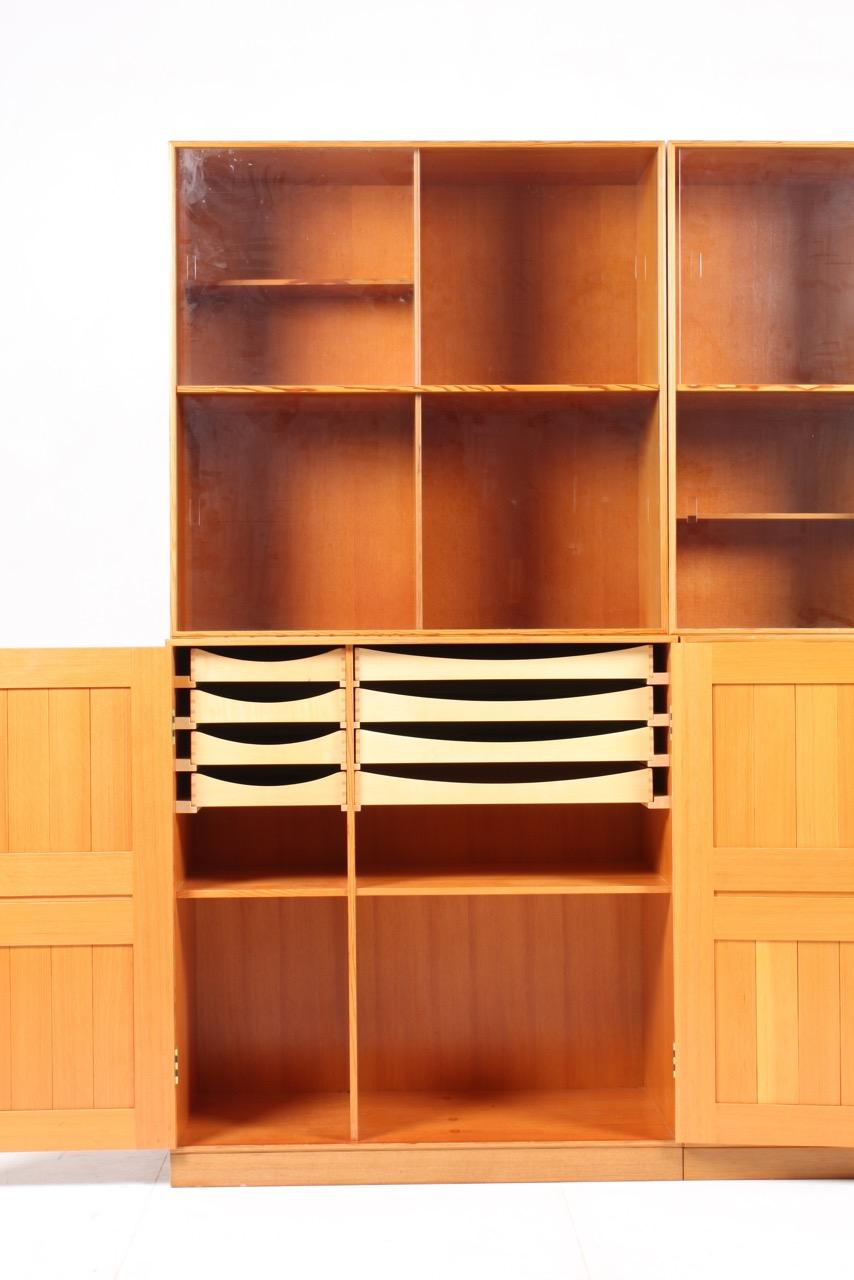 Scandinavian Modern Mogens Koch Bookcases in Oregon Pine