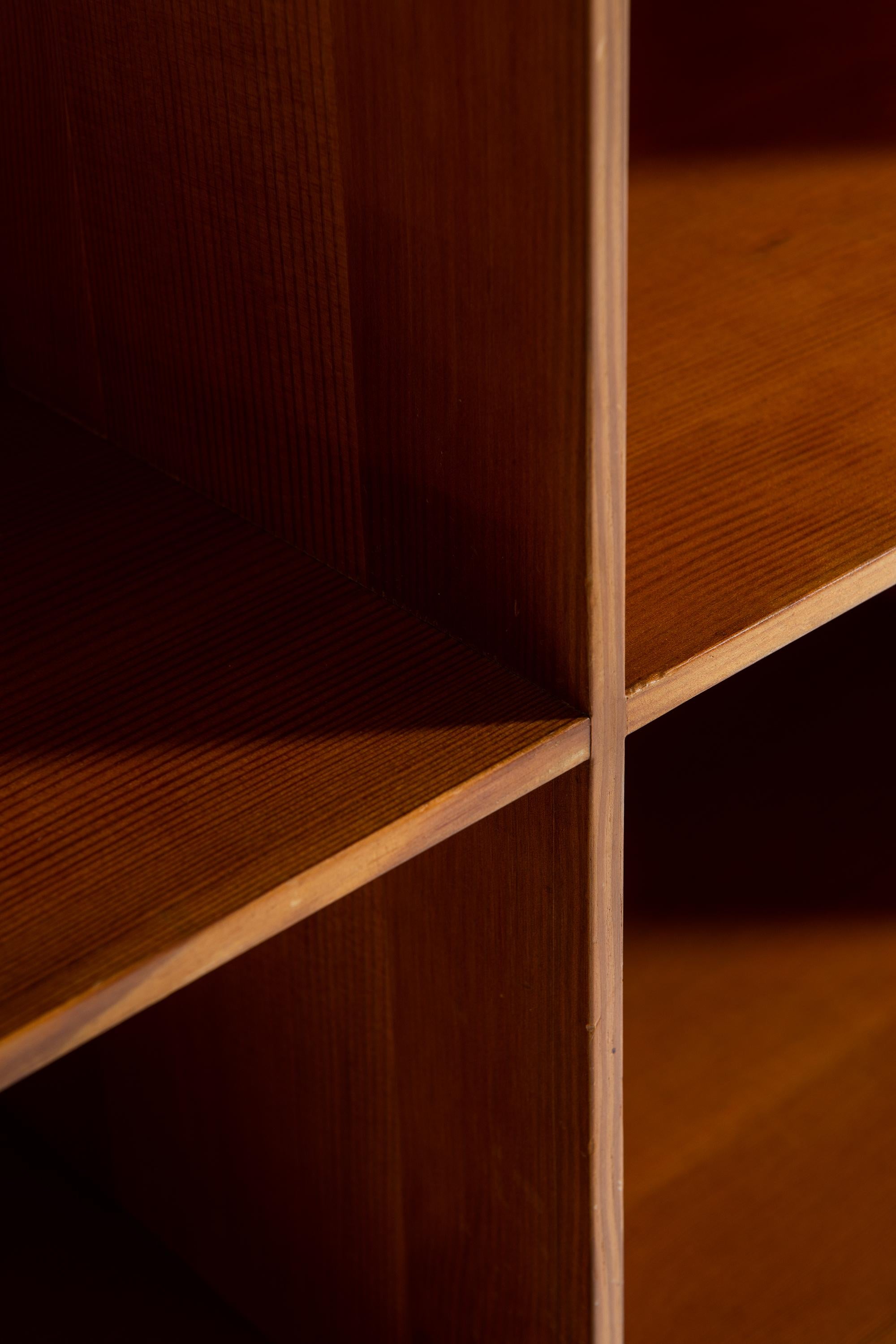 Danish Mogens Koch Bookcases in Oregon Pine Produced by Rud Rasmussen in Denmark