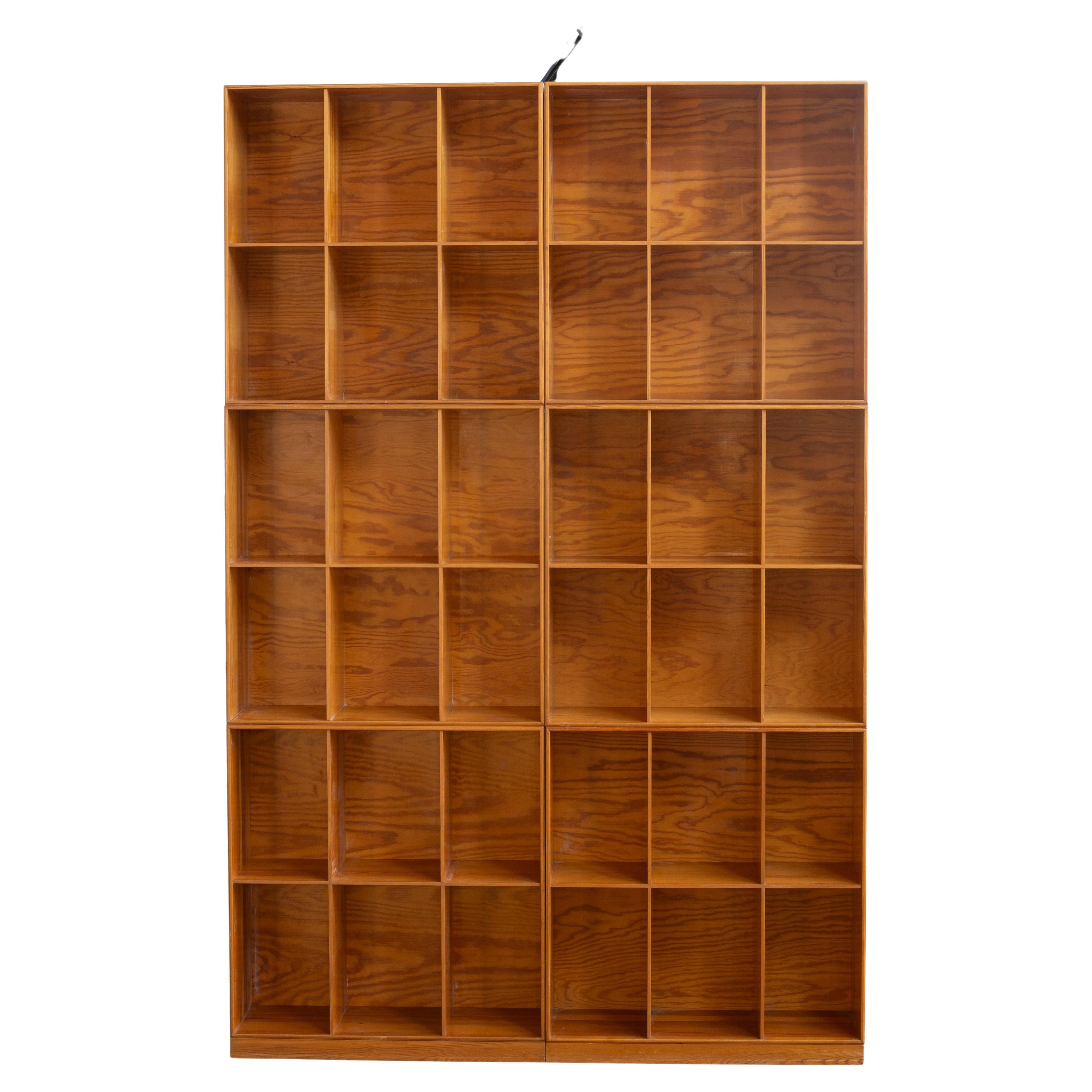 Mogens Koch Bookcases in Pine for Rud. Rasmussen For Sale