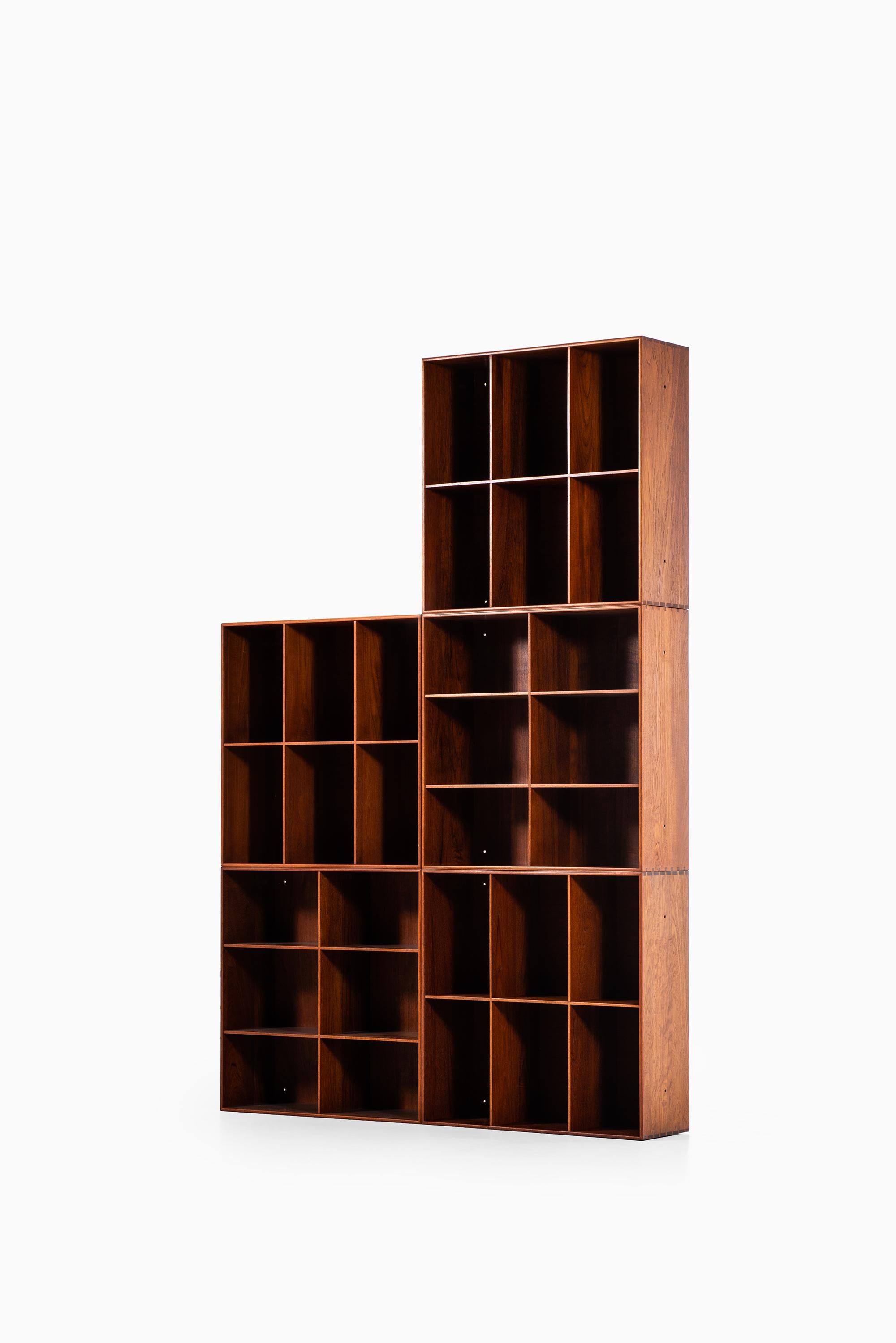 Scandinavian Modern Mogens Koch Bookcases in Teak Produced by Rud Rasmussen in Denmark