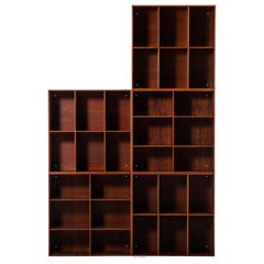 Mogens Koch Bookcases in Teak Produced by Rud Rasmussen in Denmark