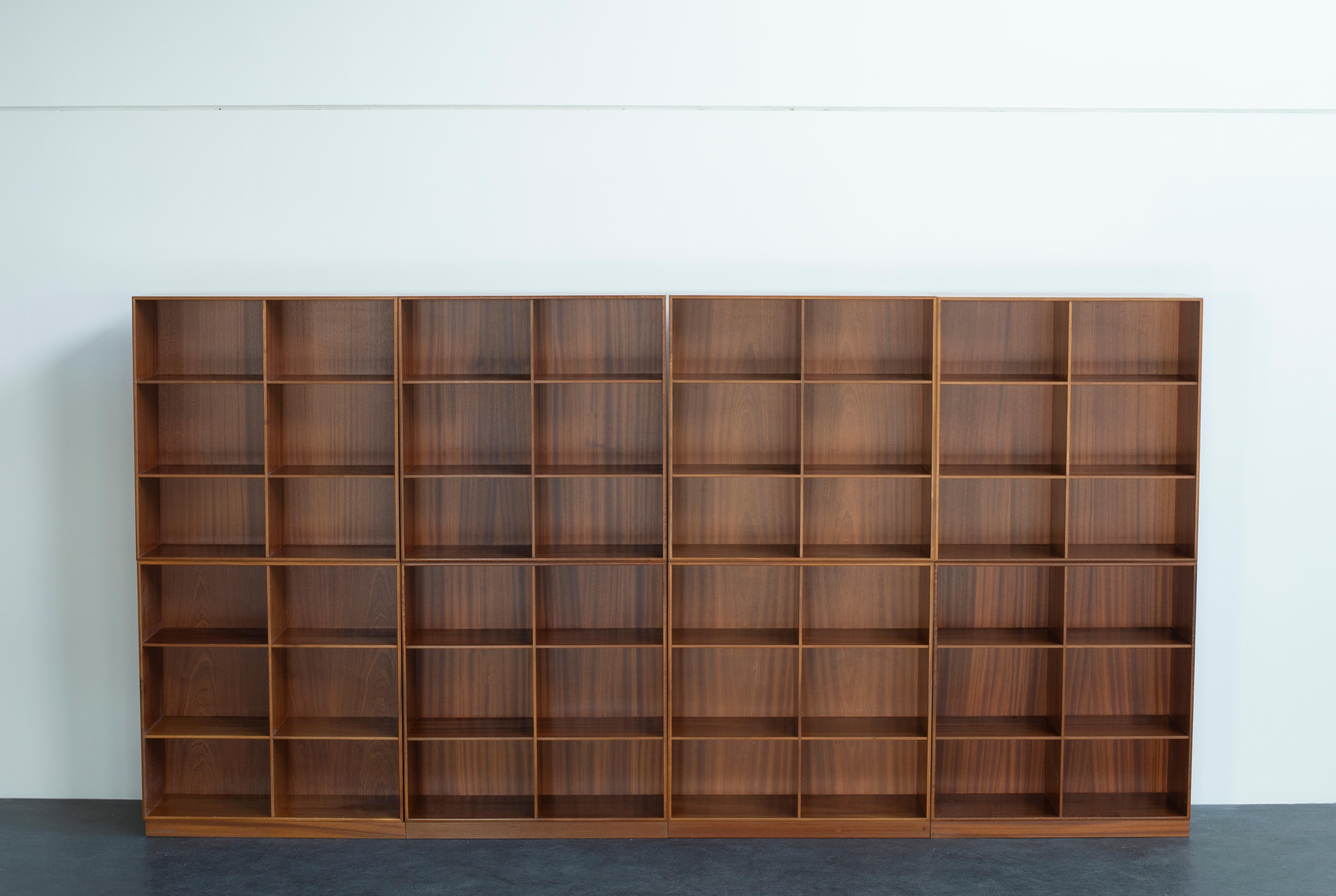 Mogens Koch Eight bookcases with plinths. Executed by Rud. Rasmussen.

Reverse with paper labels ‘RUD. RASMUSSENS/SNEDKERIER/KØBENHAVN/DENMARK.