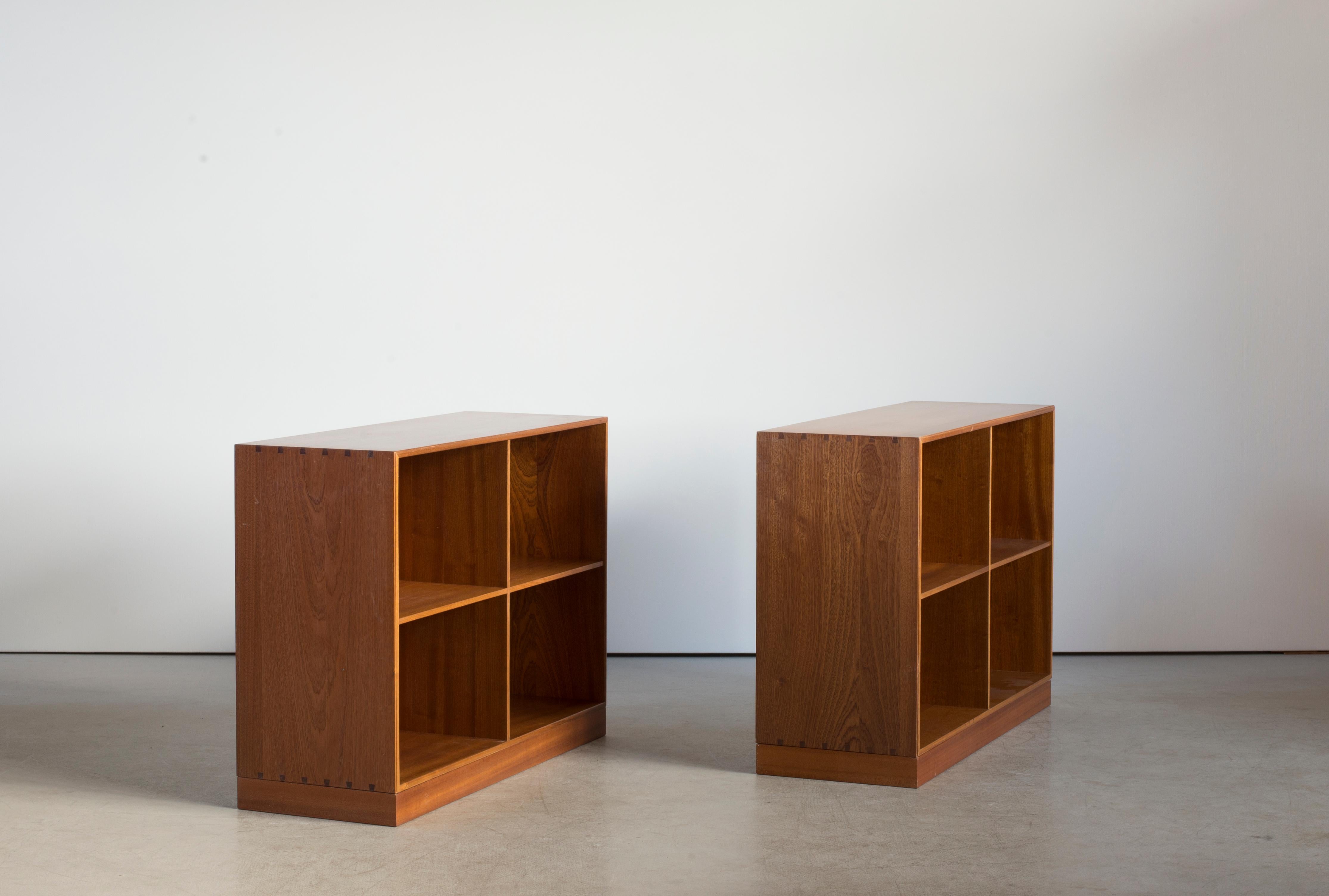 Danish Mogens Koch Bookcases of Mahogany for Rud. Rasmussen