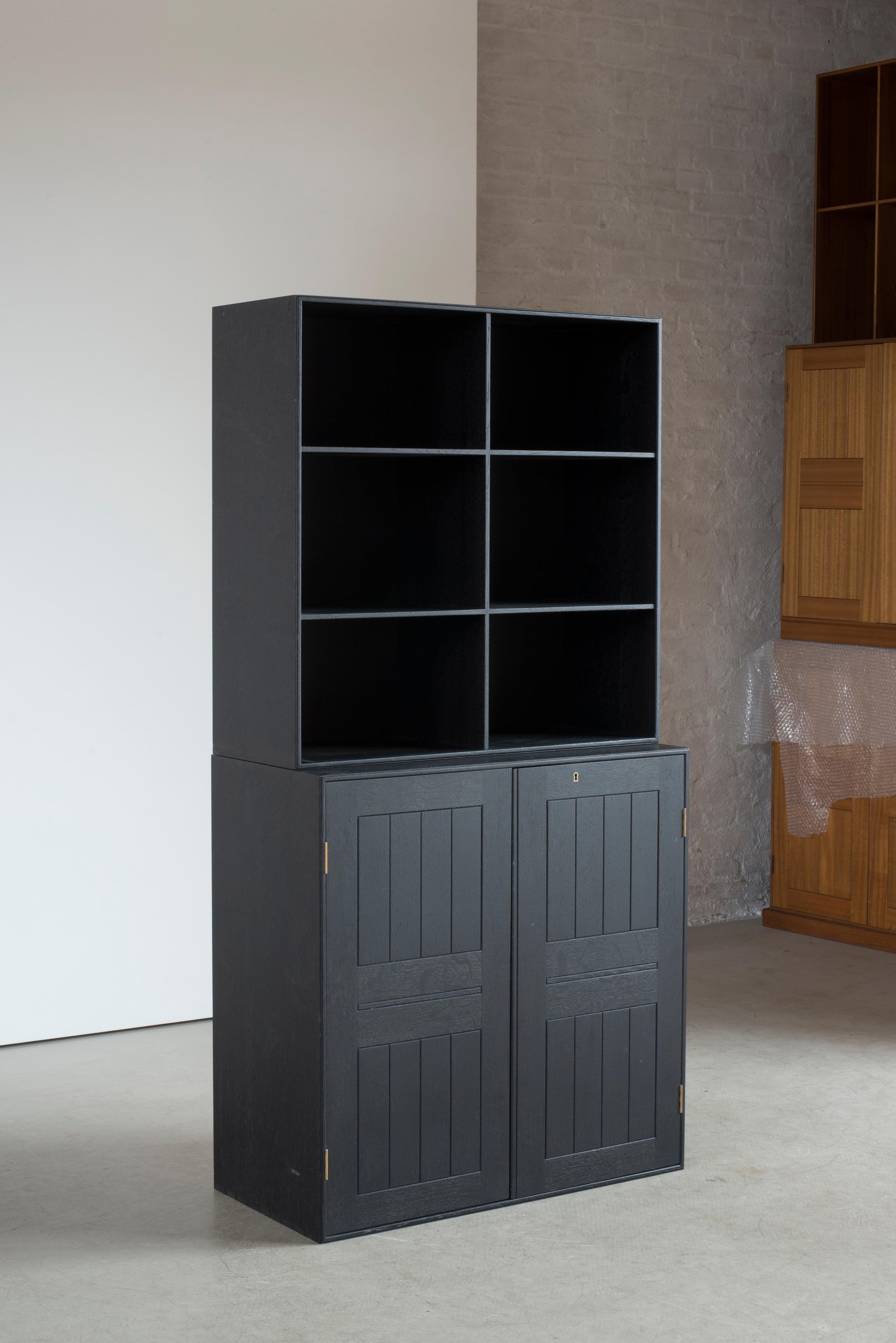 Scandinavian Modern Mogens Koch Cabinet and Bookcase for Rud. Rasmussen For Sale