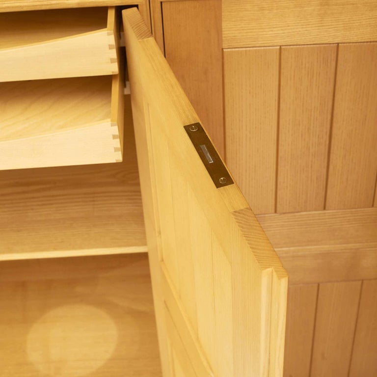 Mogens Koch and Bookcase in Ash Wood by Rud